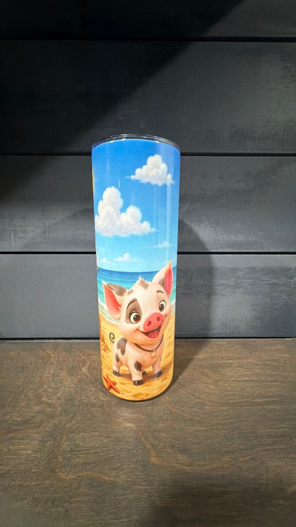 Hei hei and pua inspired tumbler