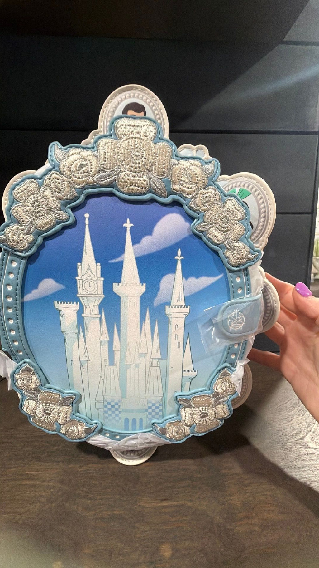 Cinderella cameo backpack NWT