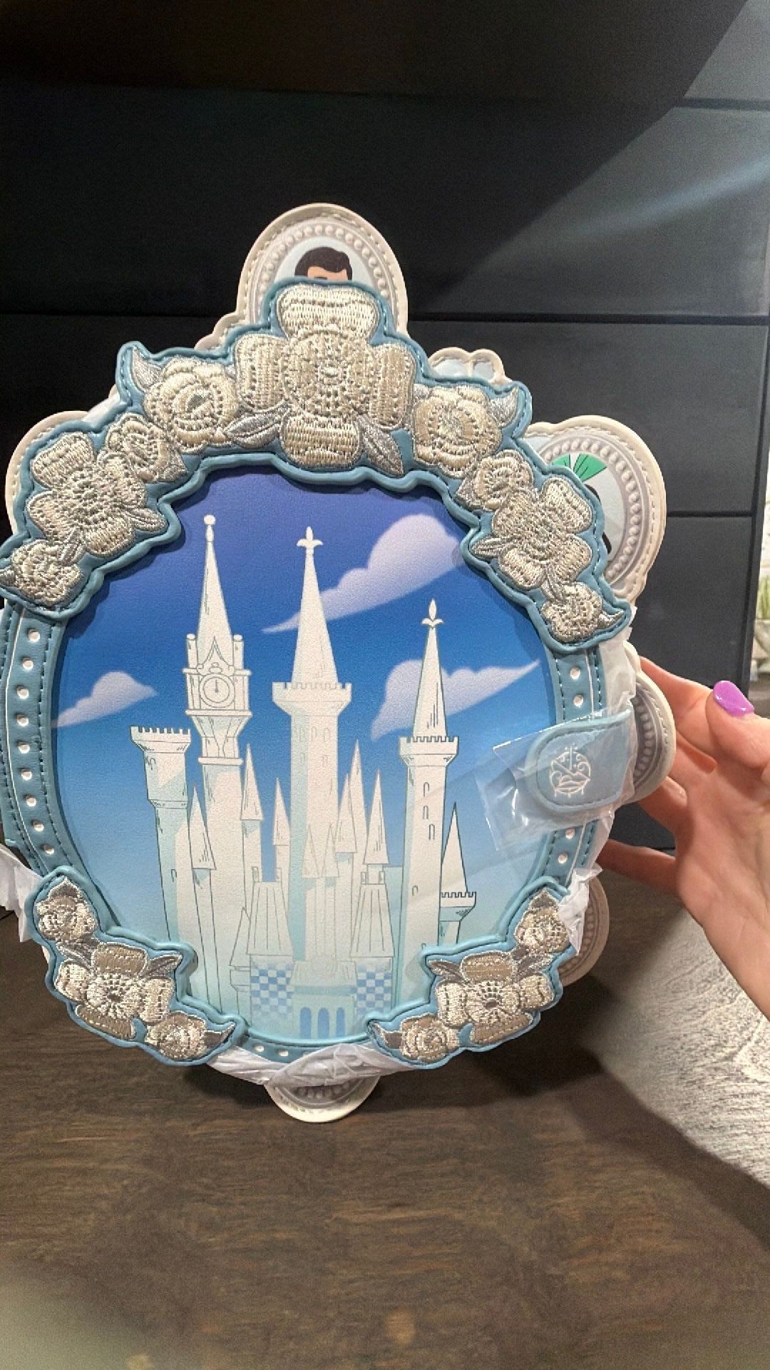 Cinderella cameo backpack NWT