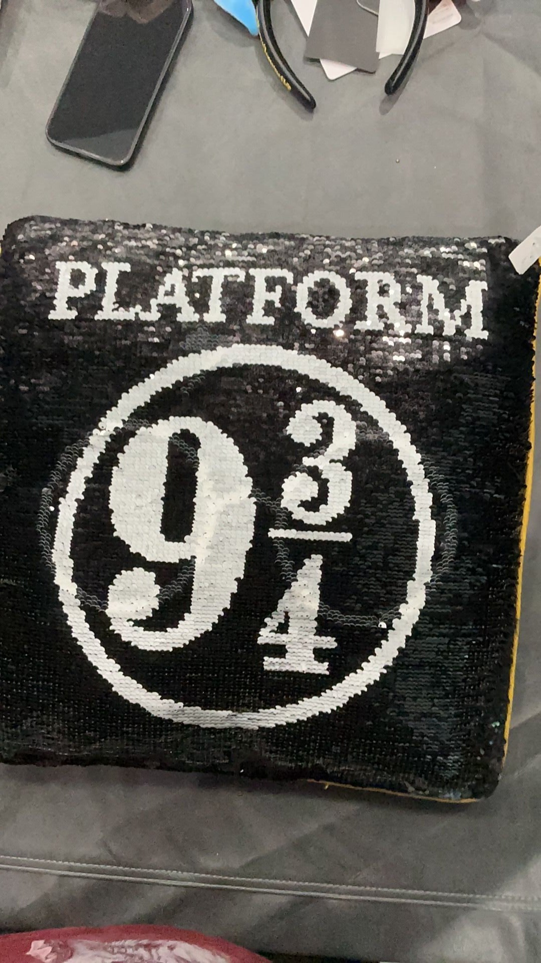 HP throw pillow NWT
