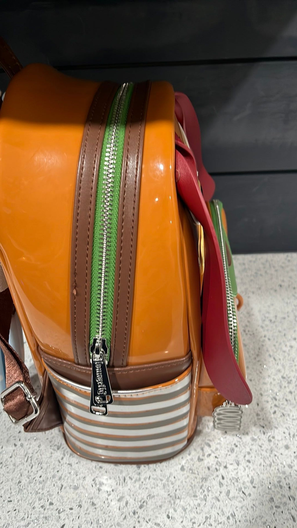 Slinky dog backpack NWT