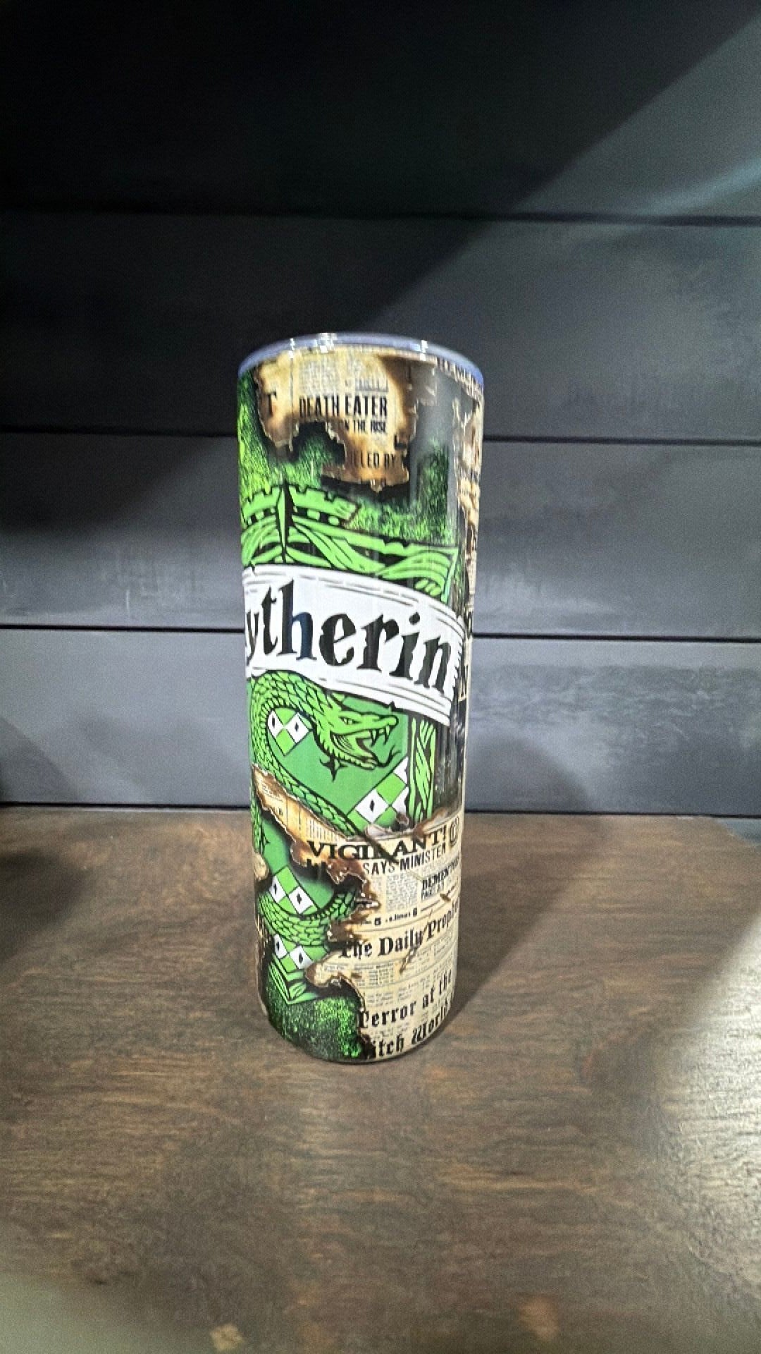 Slytherin inspired tumbler