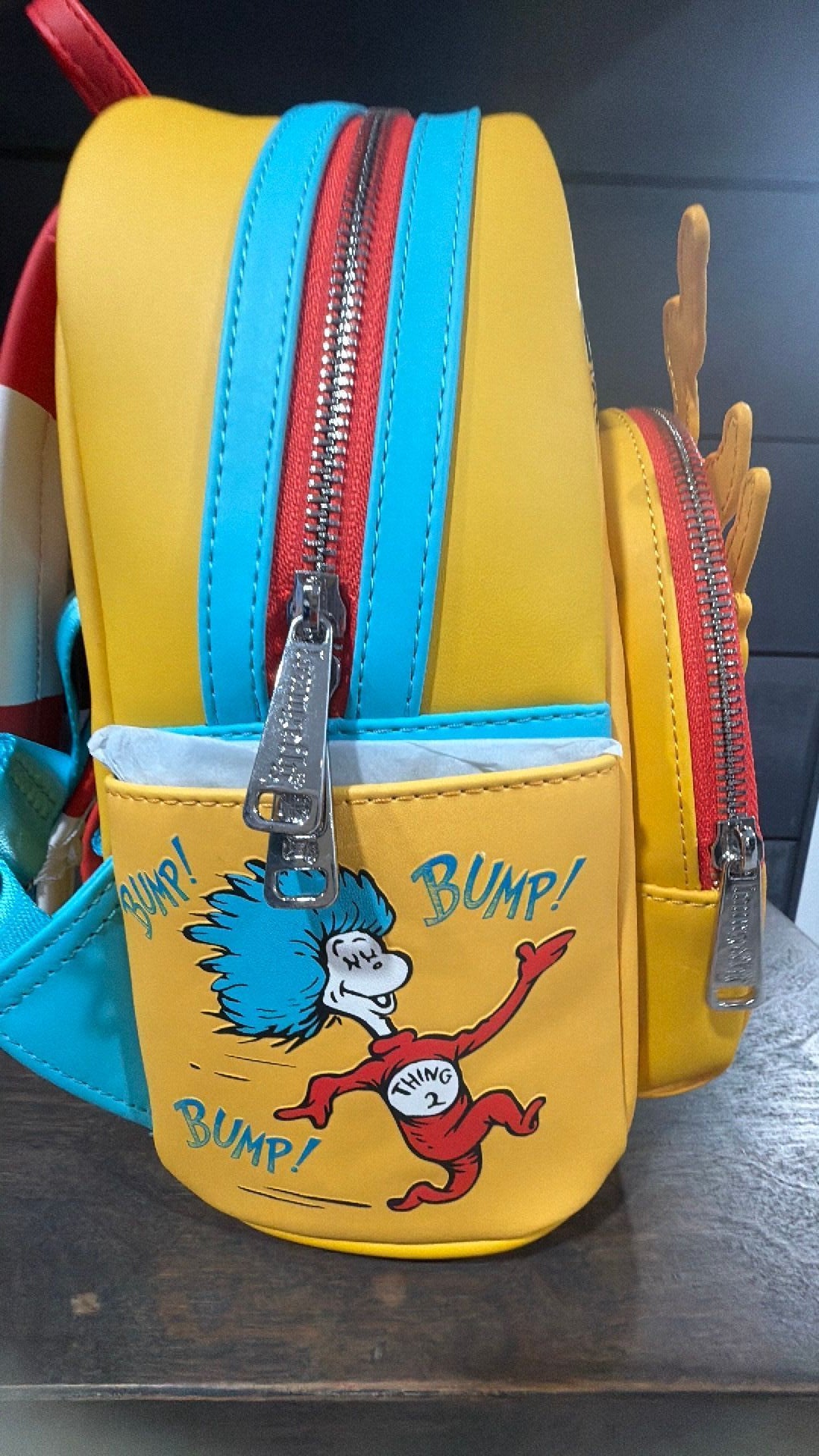Cat and the hat backpack NWT