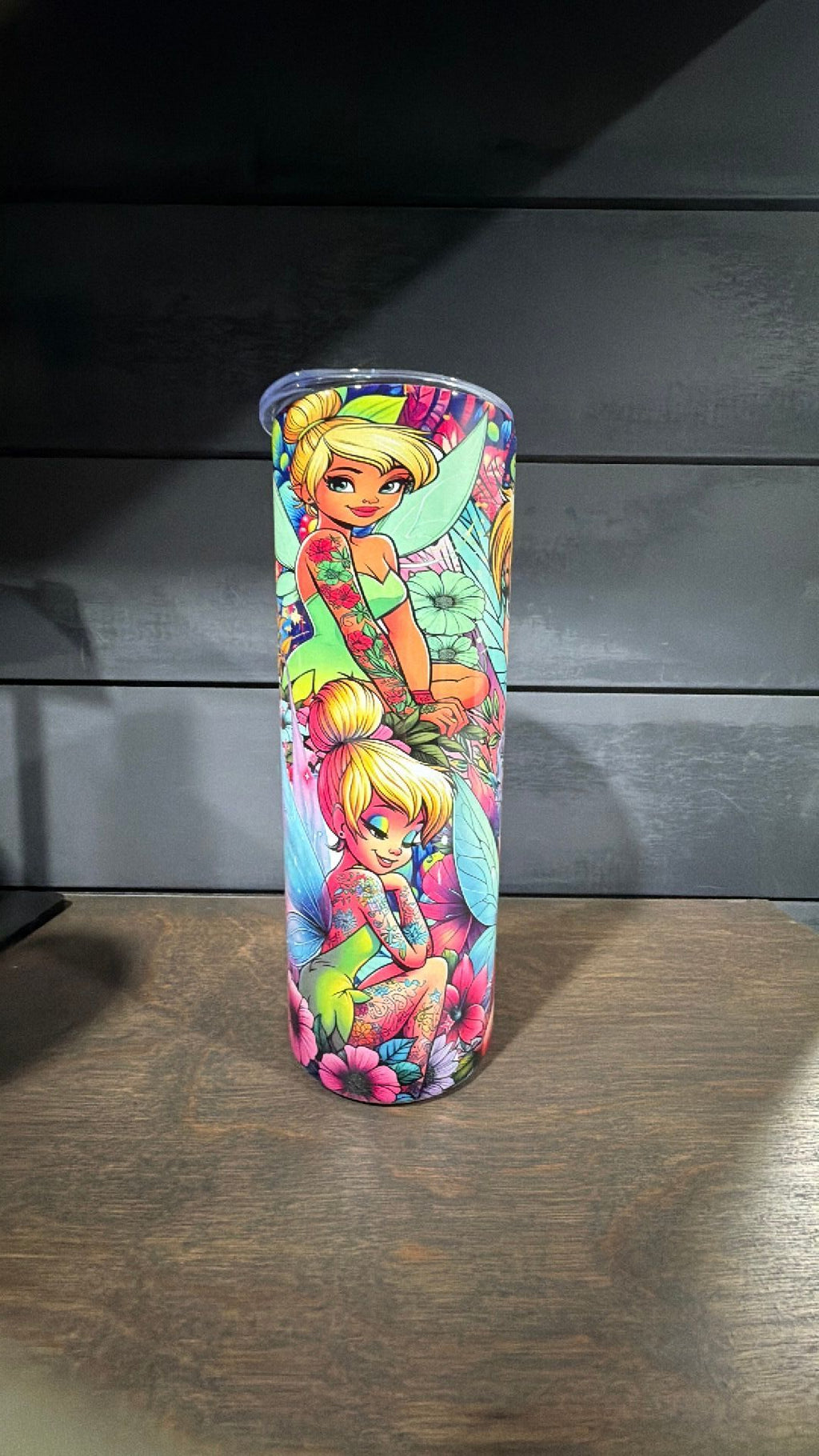 Tinkerbell inspired tumbler
