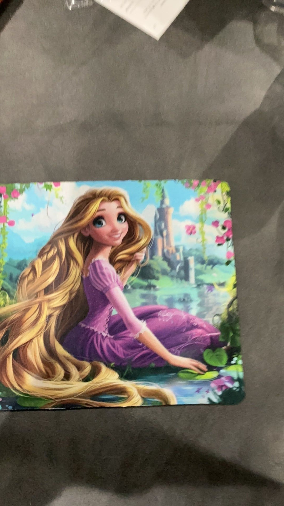 Rapunzal inspired mouse pad