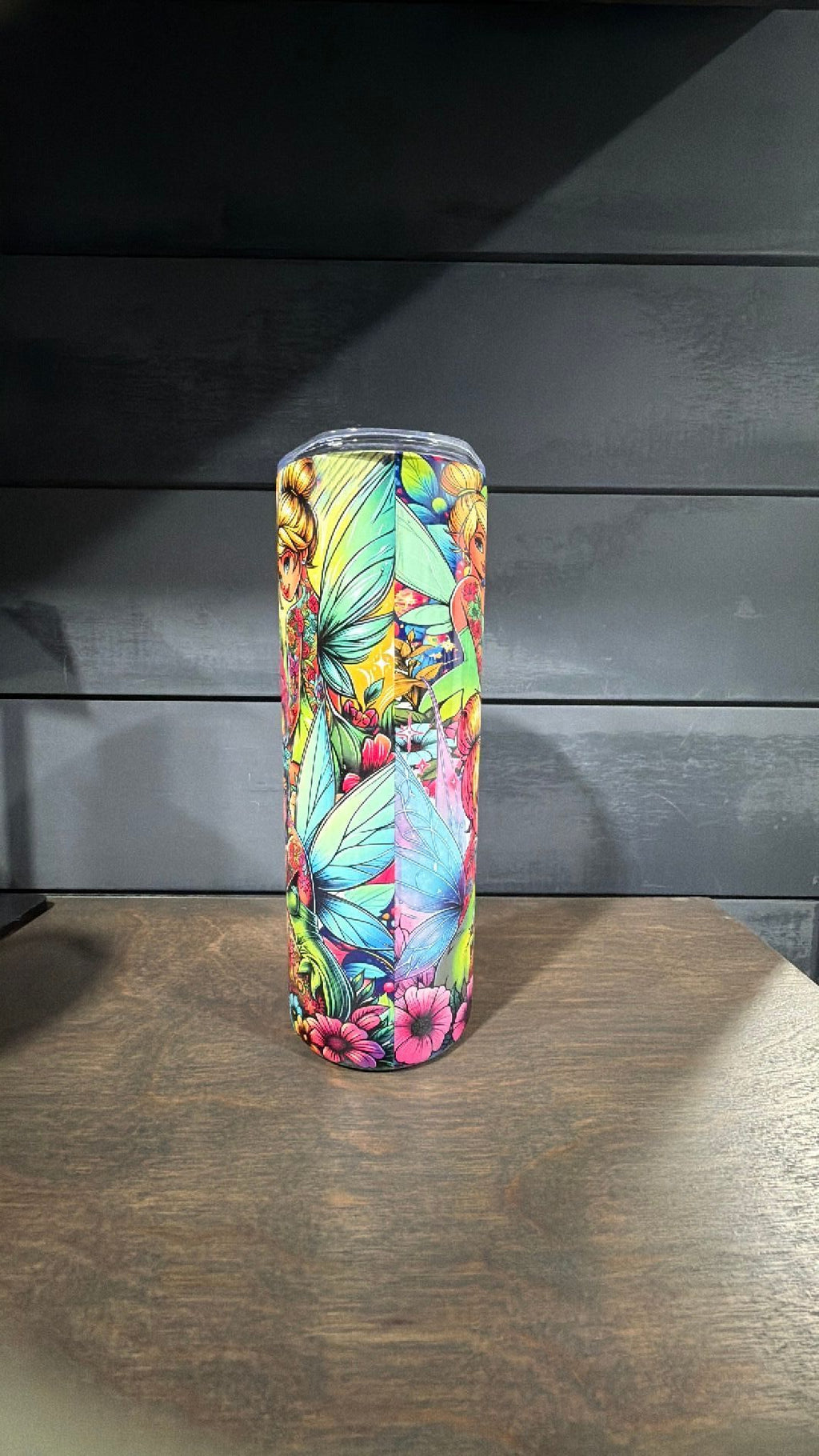 Tinkerbell inspired tumbler