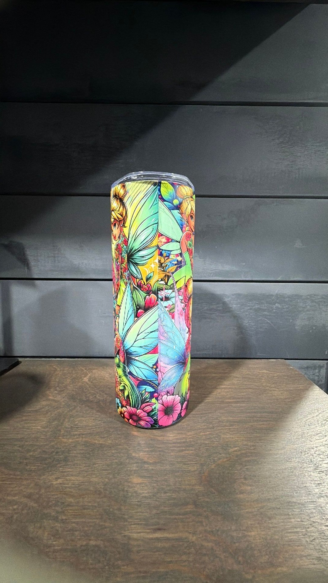 Tinkerbell inspired tumbler