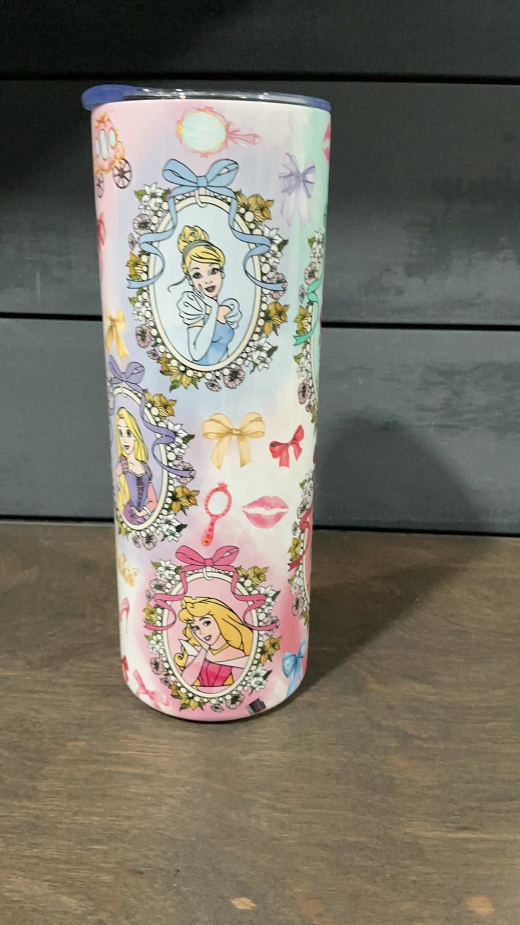 Princess cameo inspired tumbler