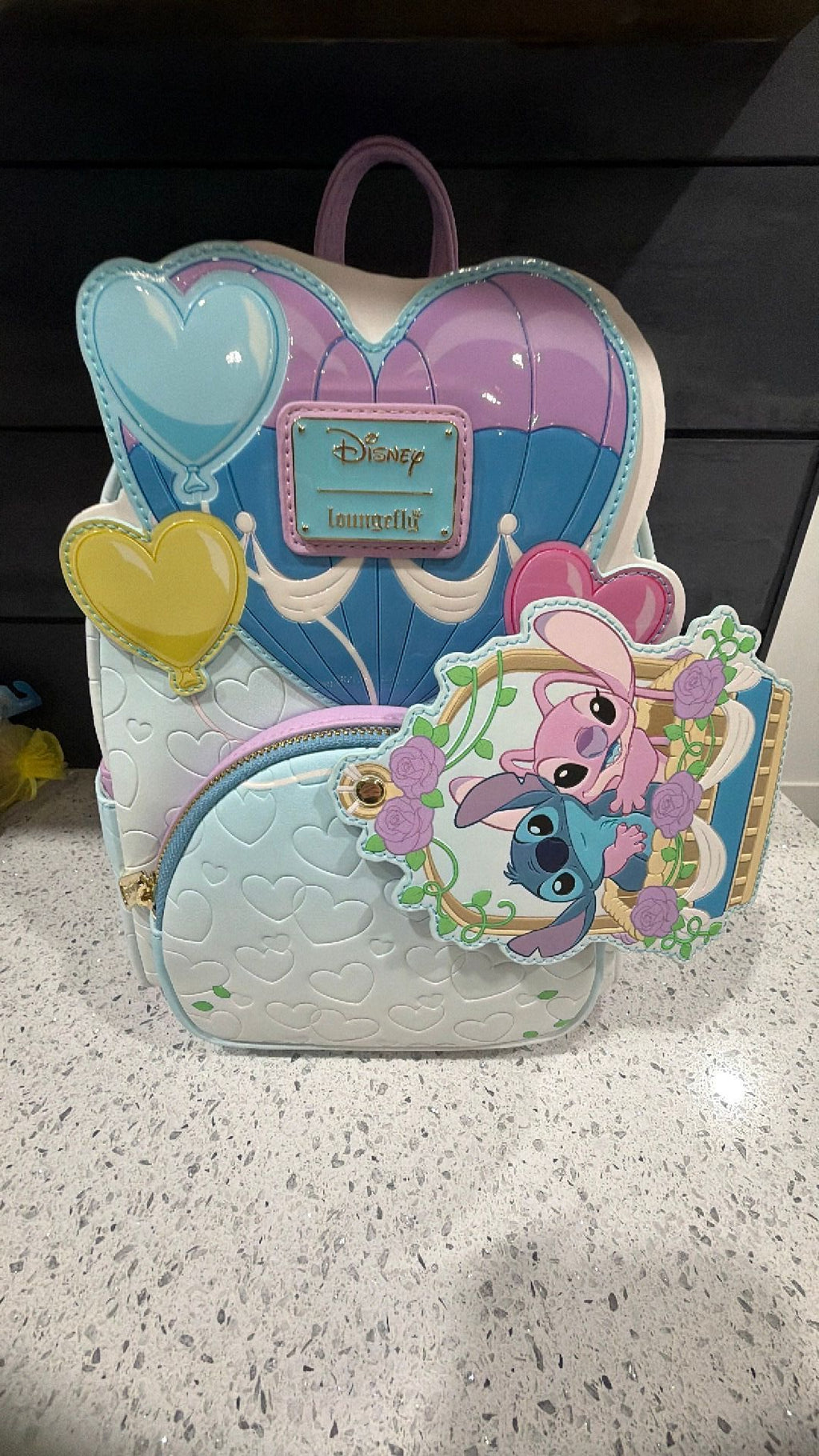 Stitch and angel backpack NWT