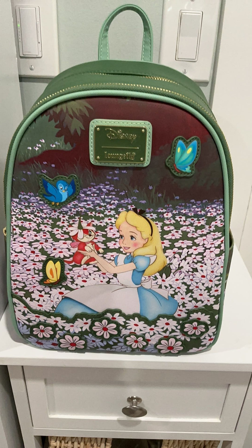 Alice in wonderland backpack NWT