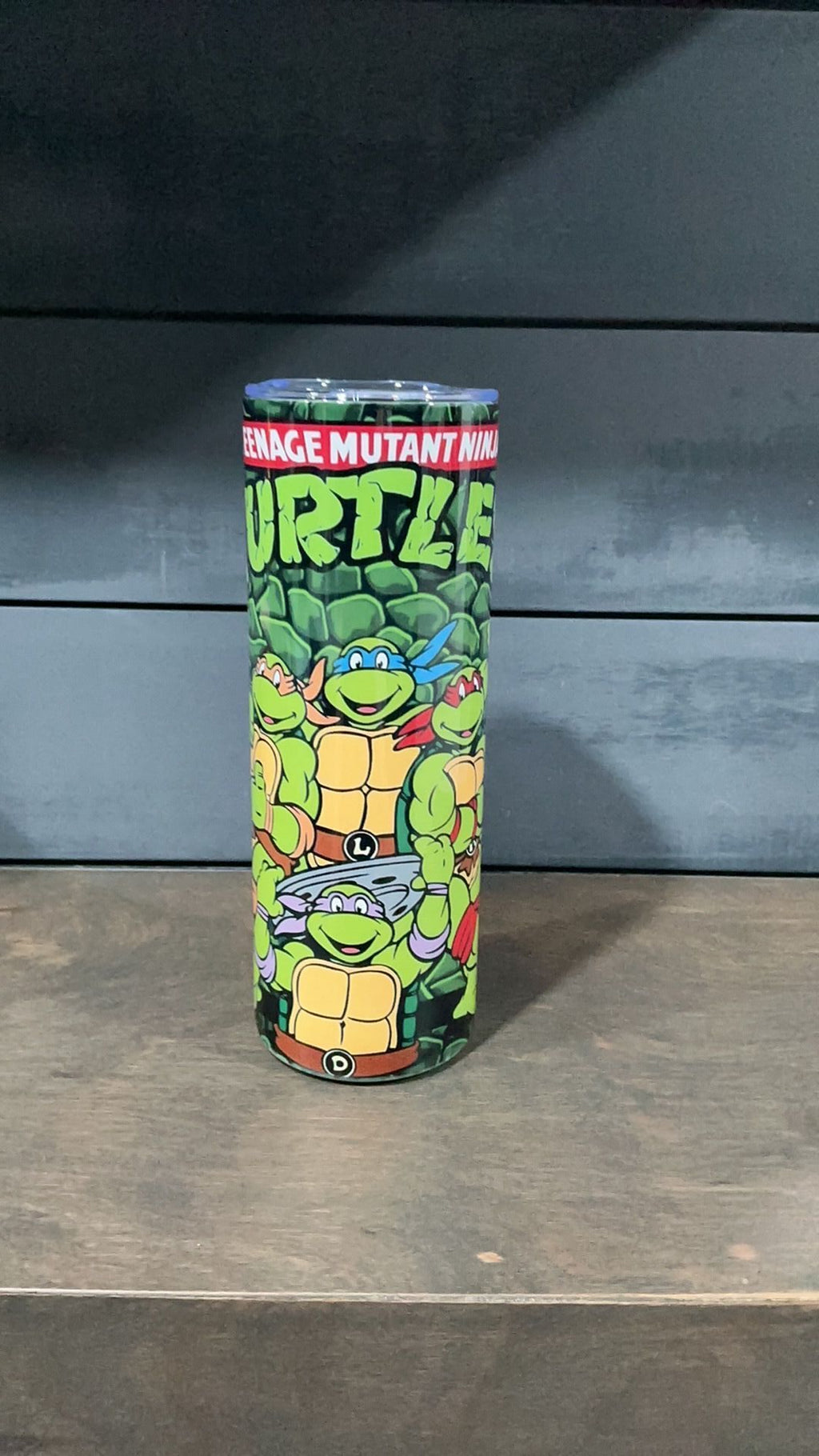 Ninja turtles inspired tumbler