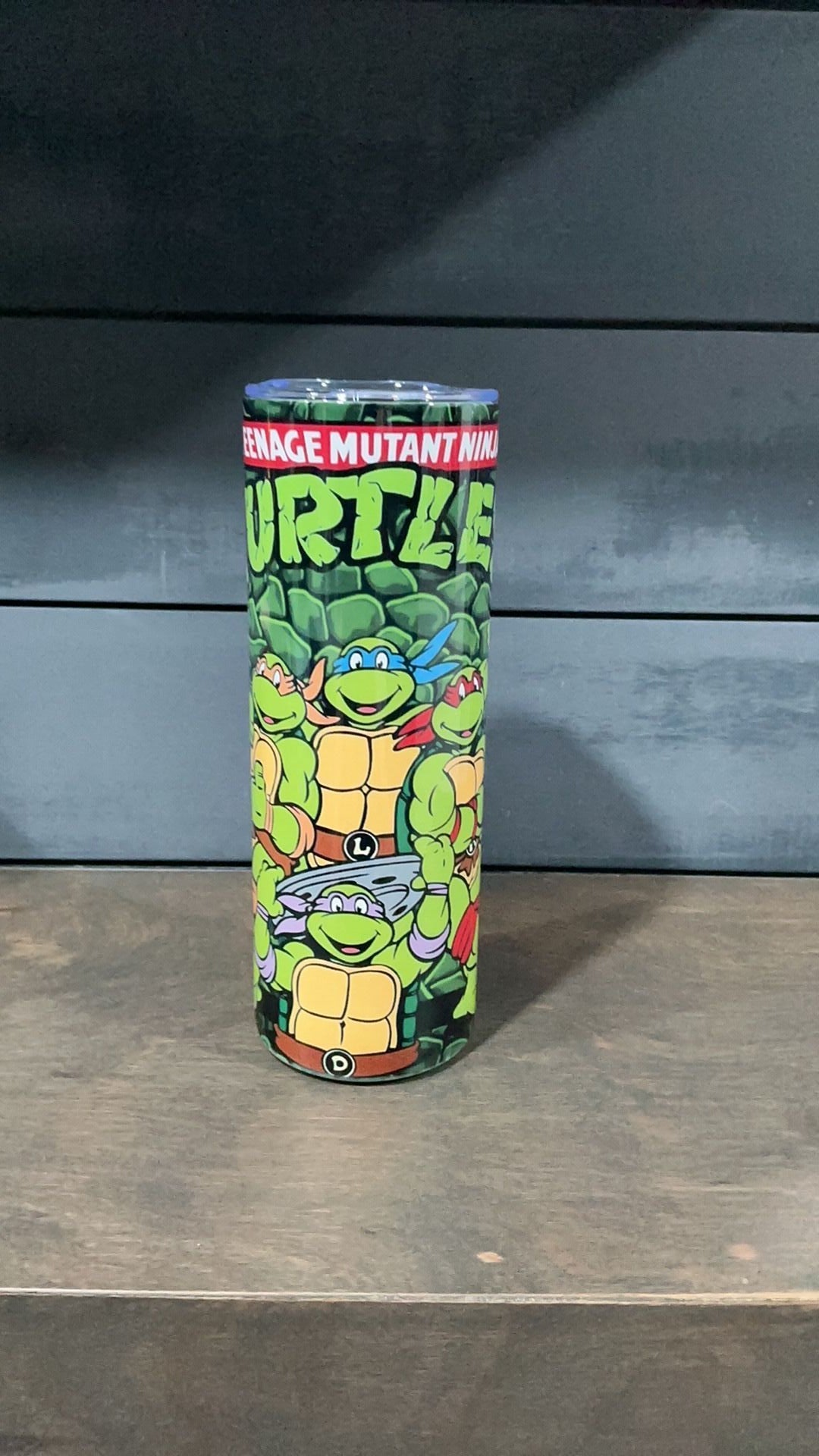 Ninja turtles inspired tumbler