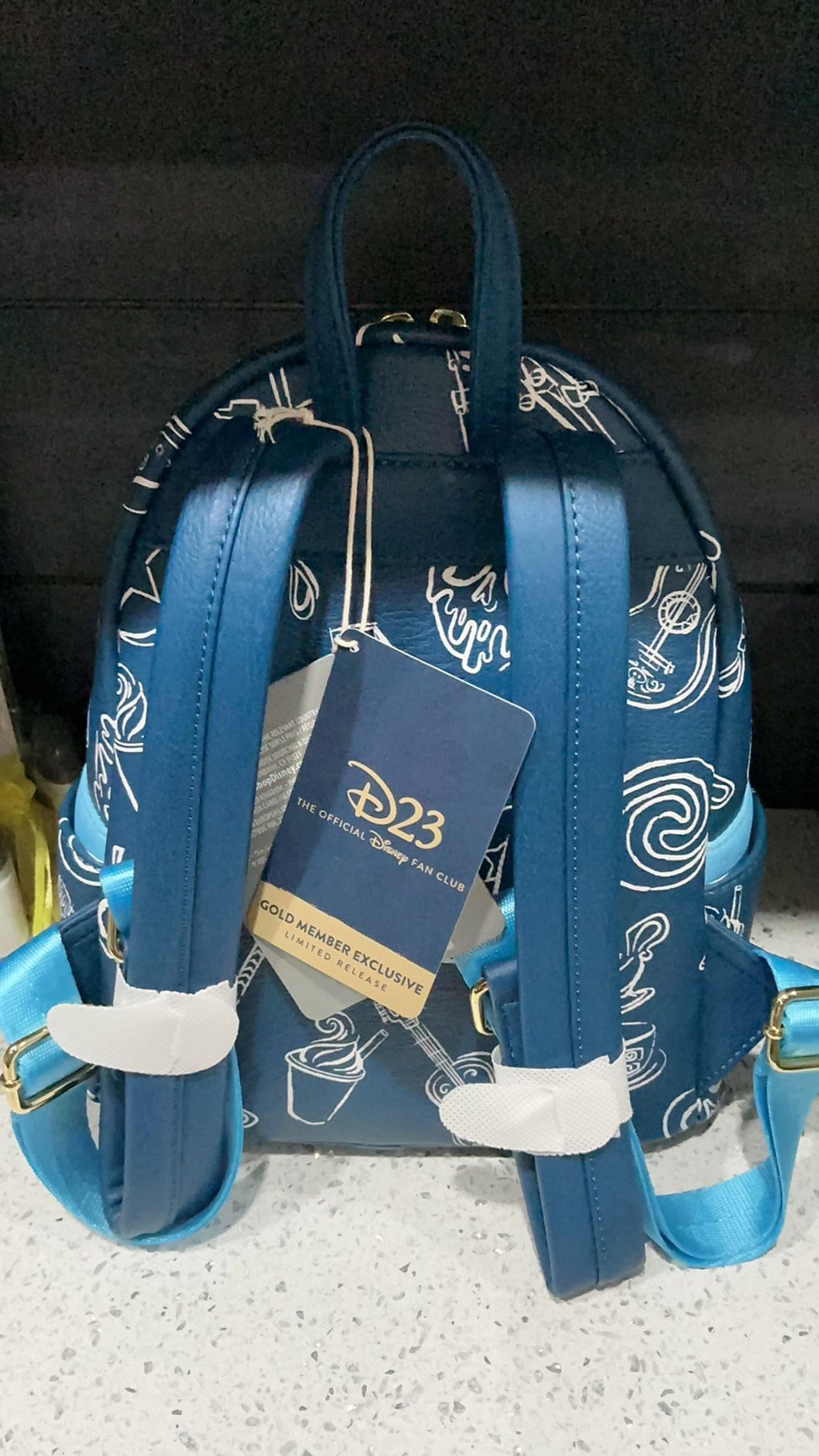 D23 gold member backpack NWT