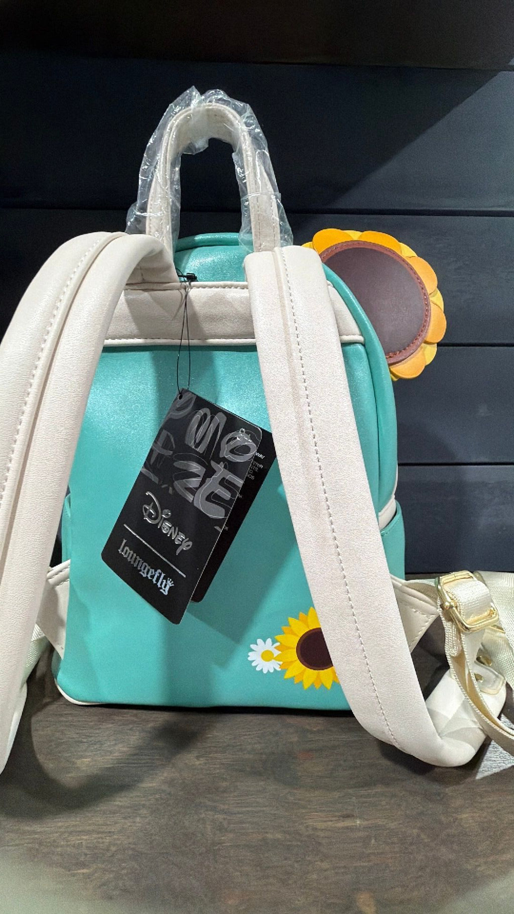 Sunflower Minnie backpack NWT