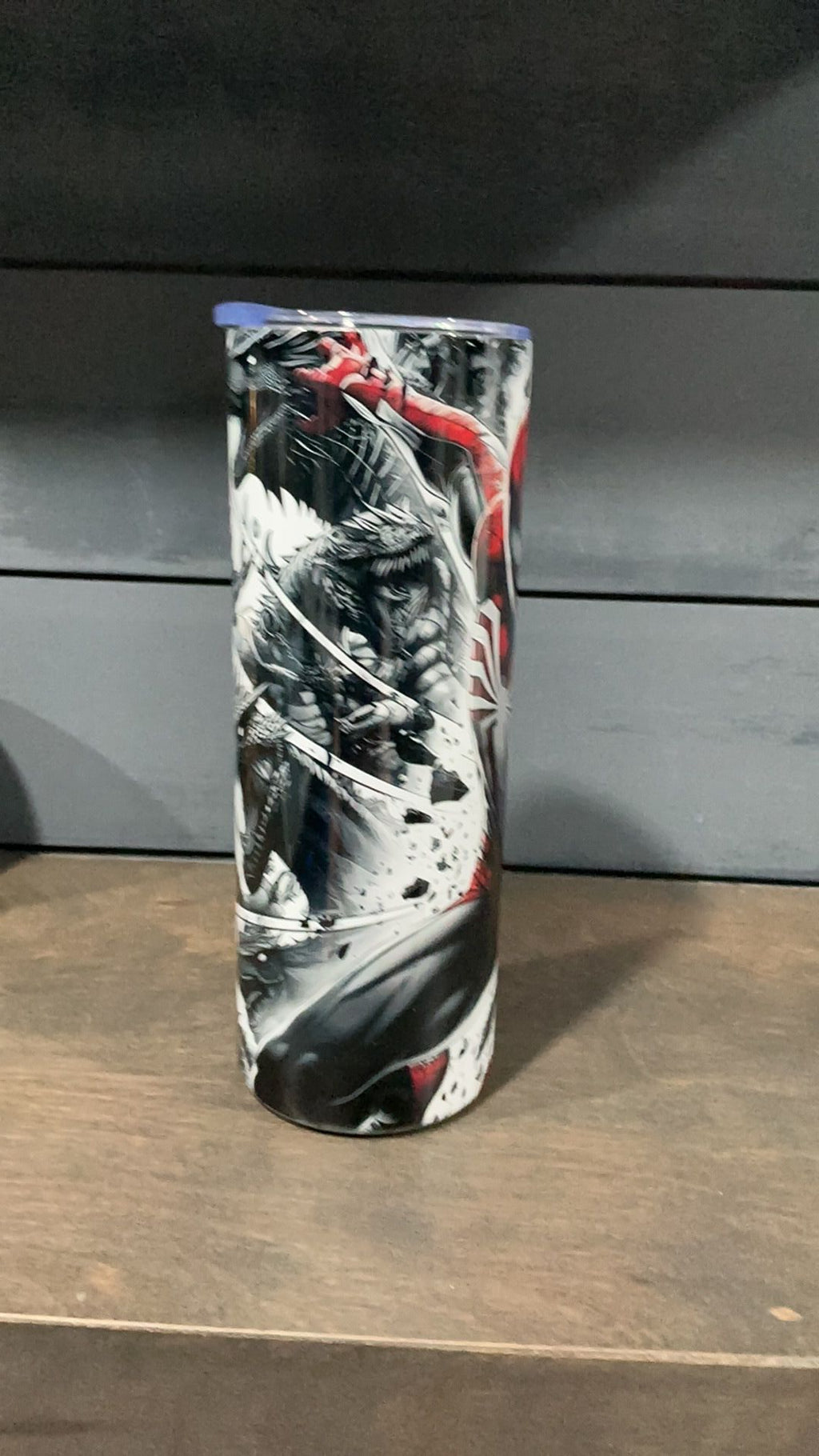 Spider-Man inspired tumbler