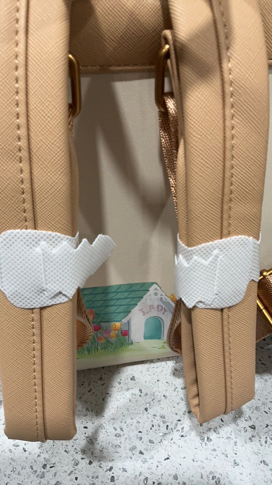 Lady and the tramp backpack NWT