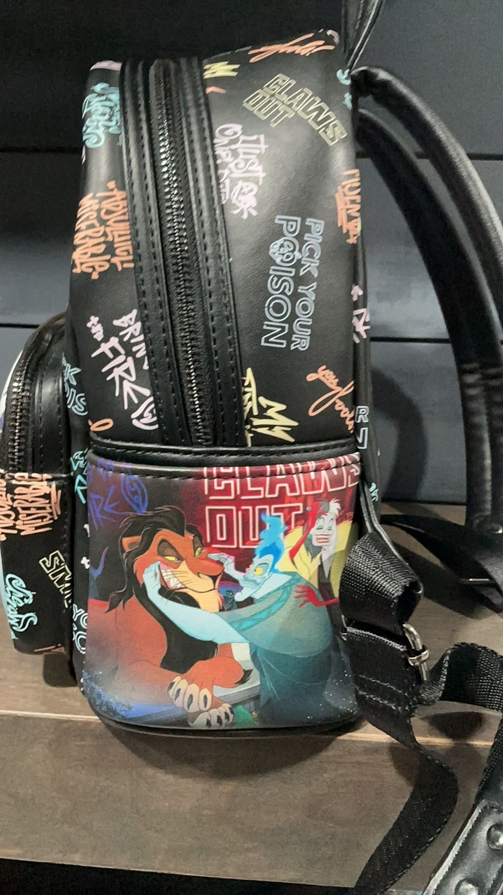 Villains backpack NWT