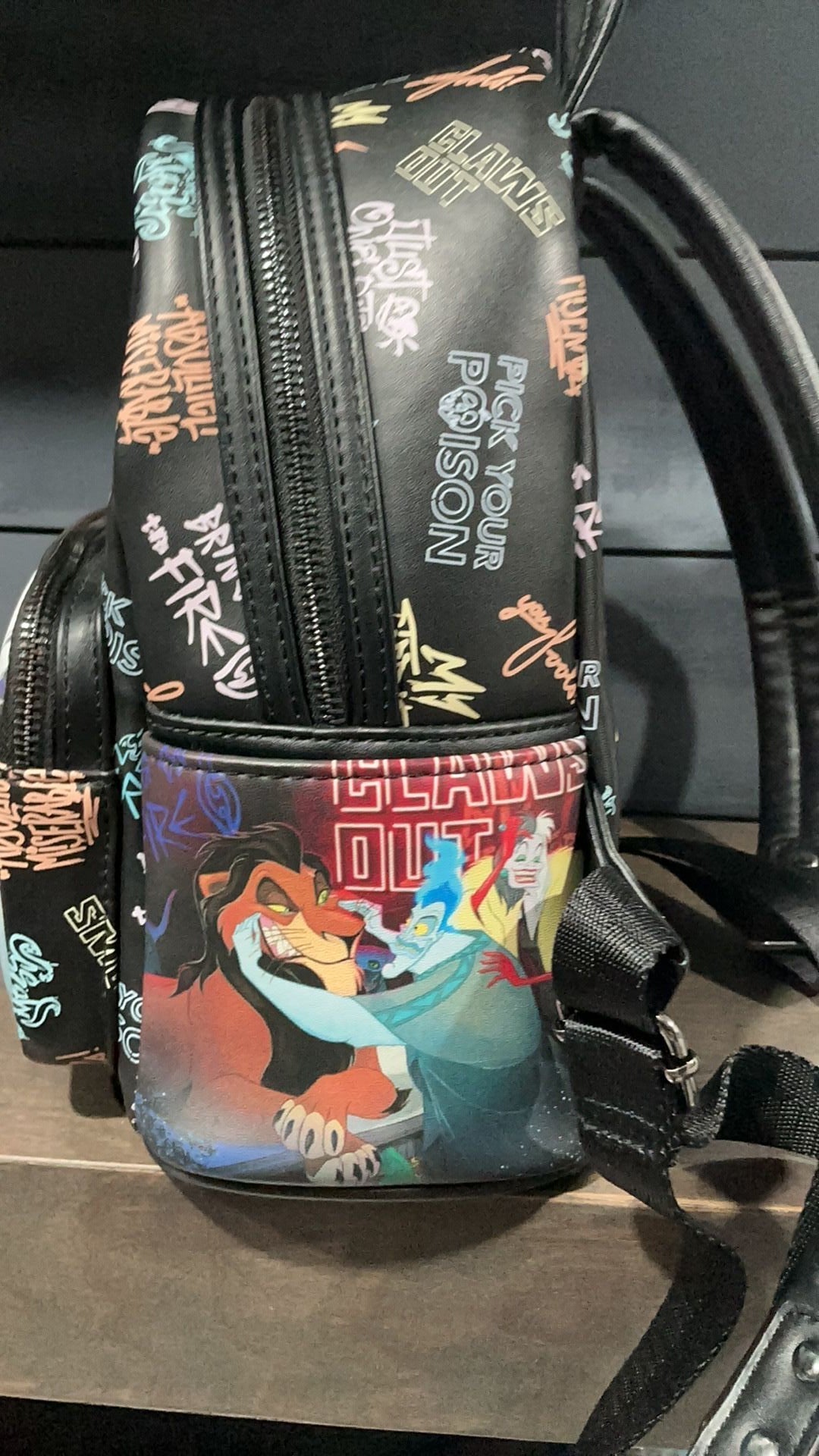 Villains backpack NWT