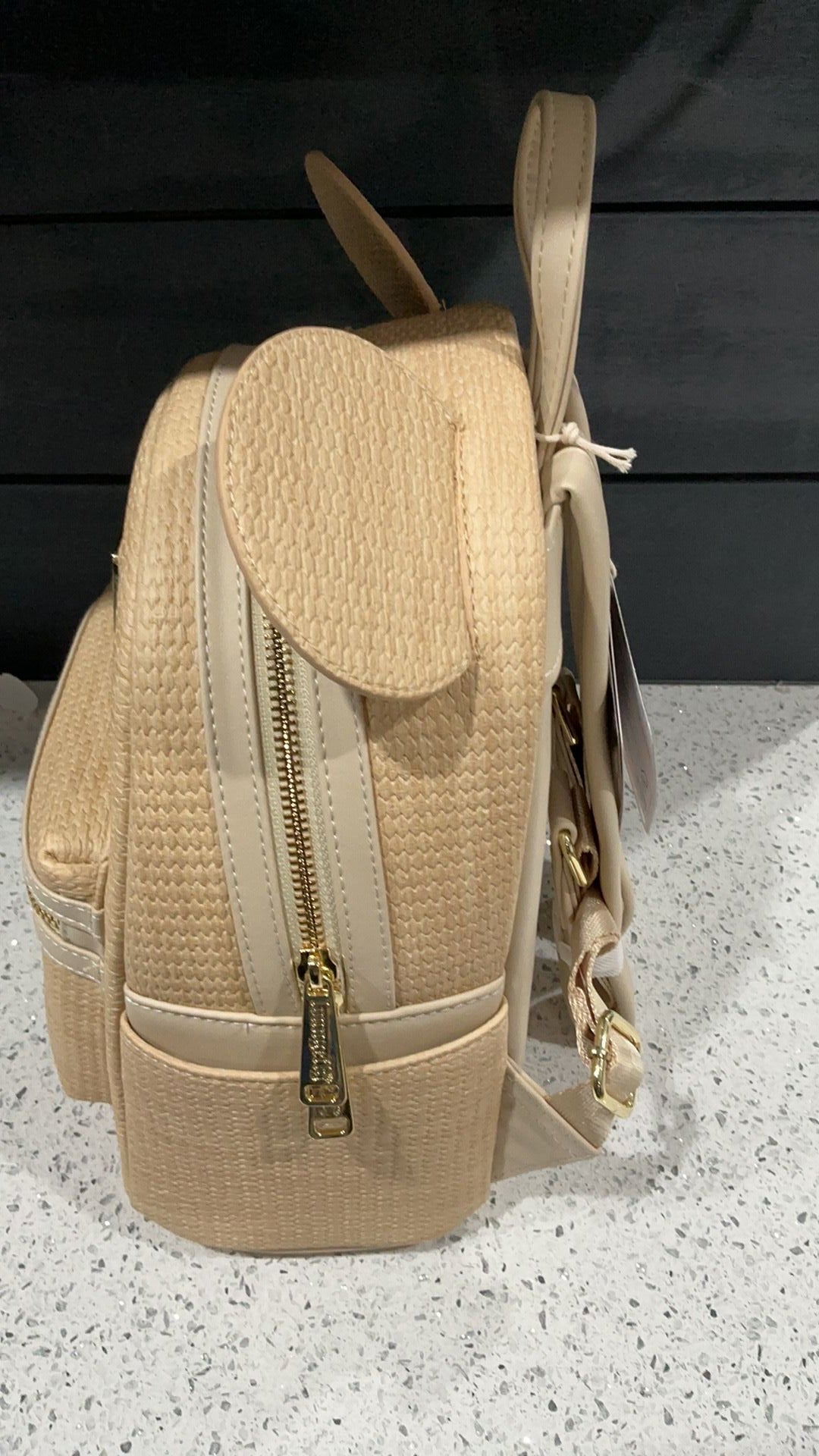 Mickey Mouse NWT Straw Cosplay Mini-Backpack