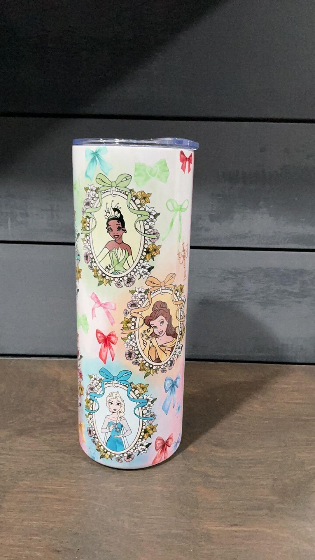 Princess cameo inspired tumbler