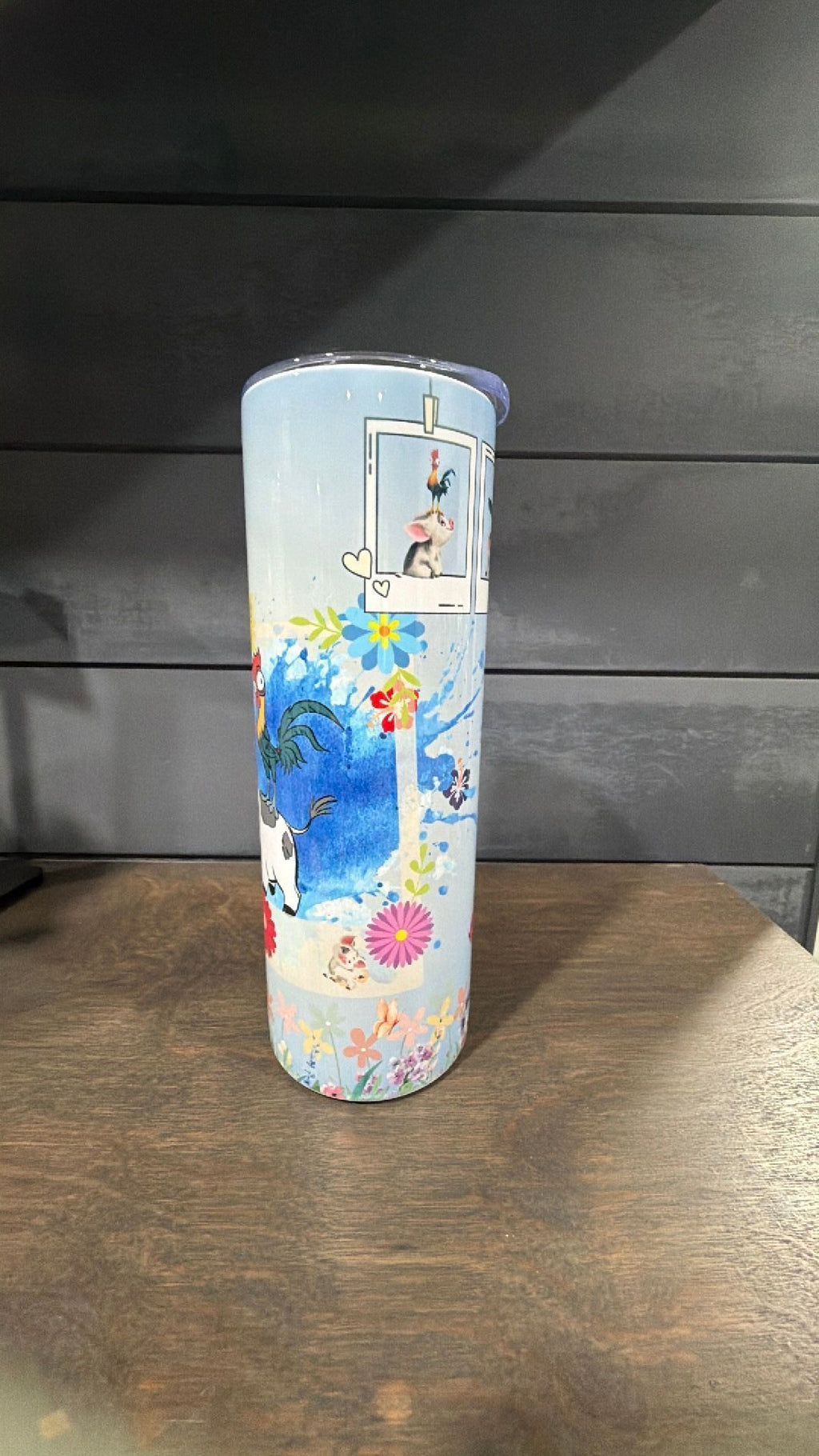 Pua and hei hei inspired tumbler