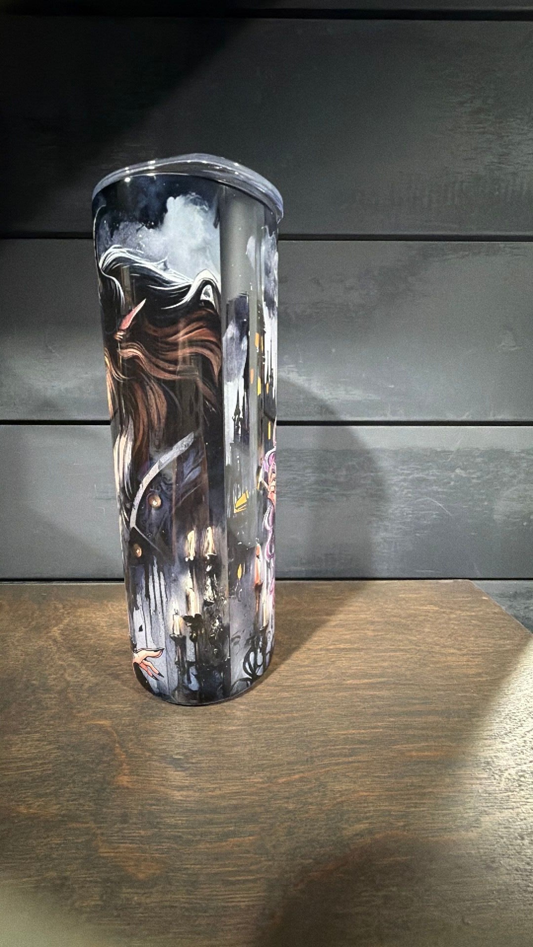 Beauty and the beast inspired tumbler