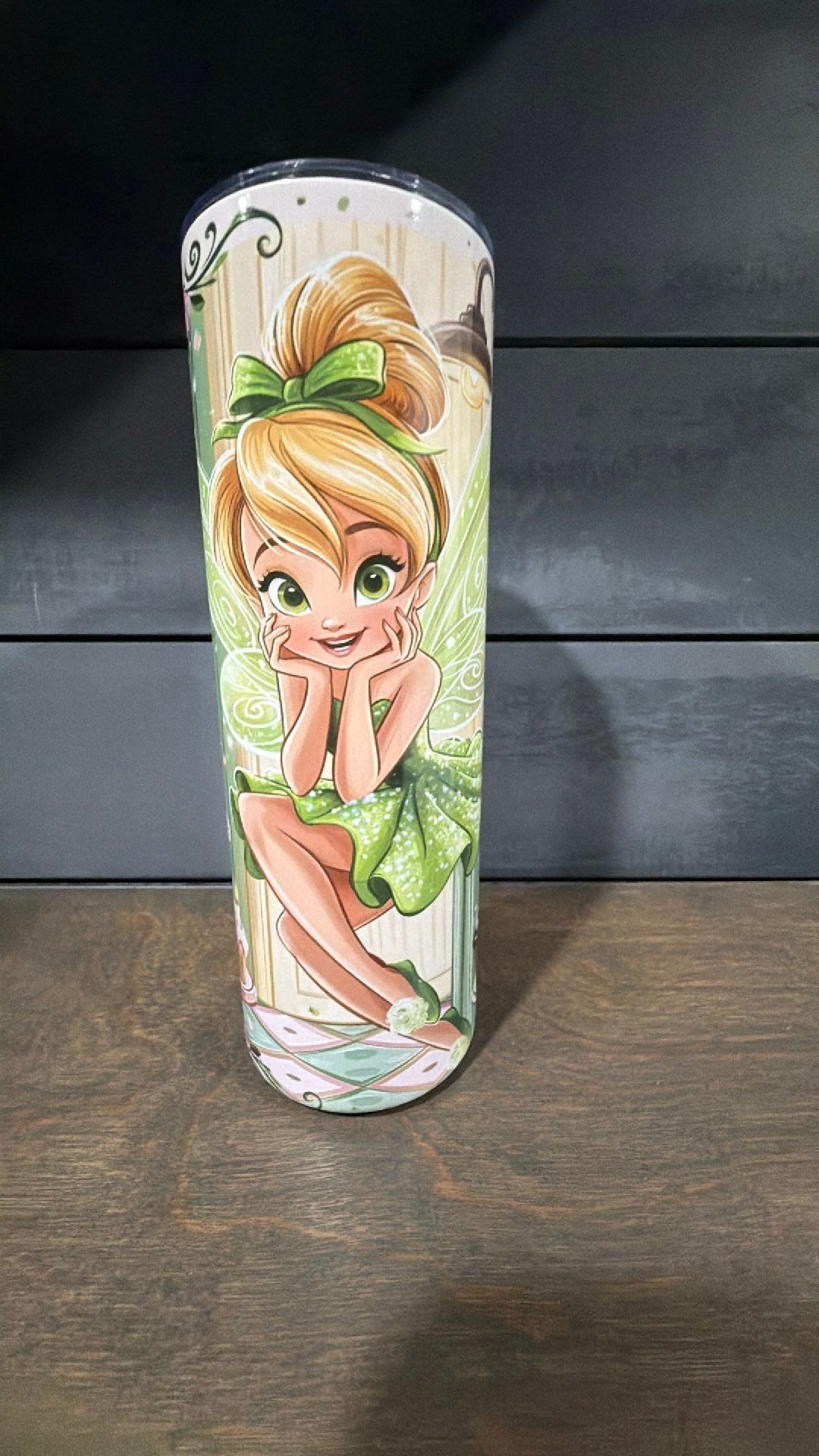 Tinkerbell inspired tumbler