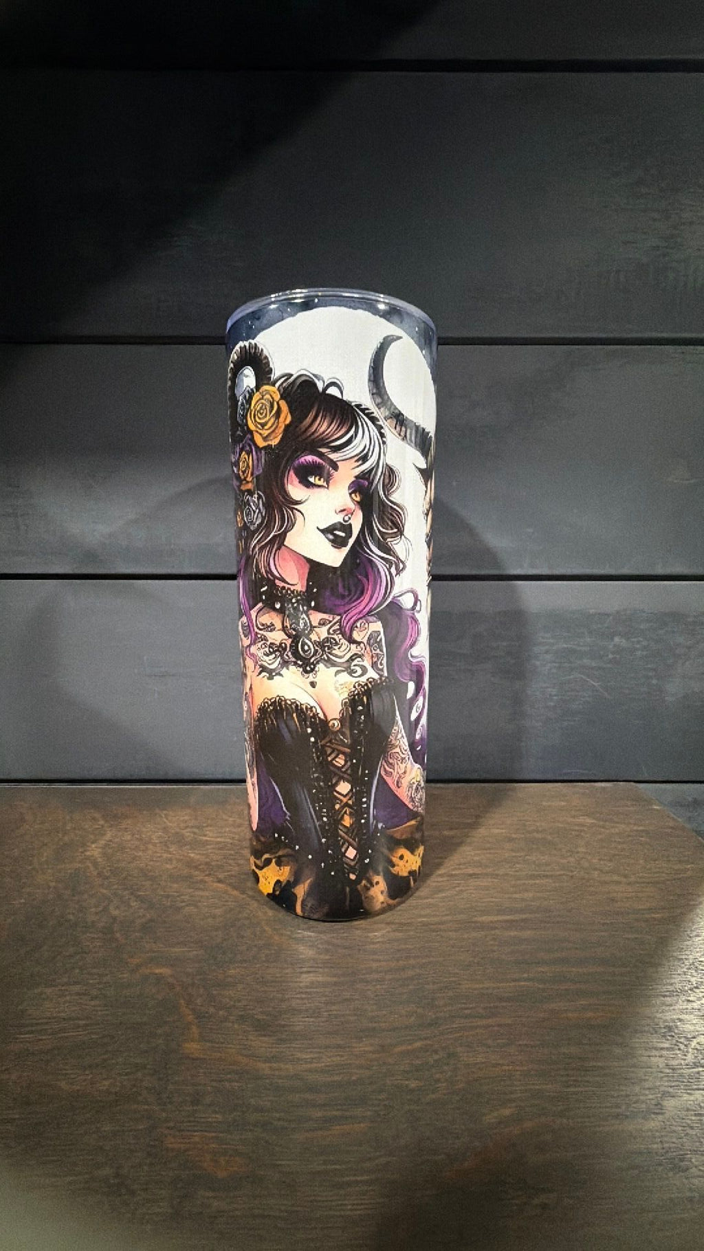 Beauty and the beast inspired tumbler
