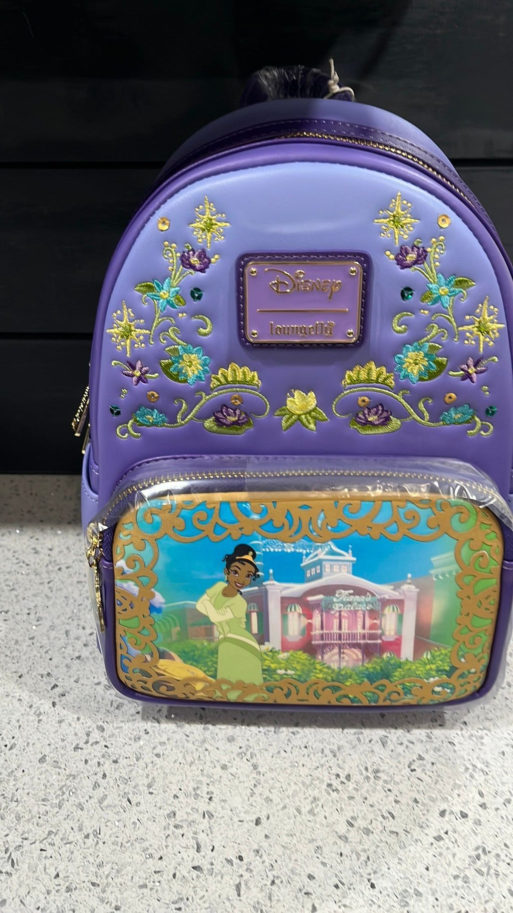 Loungefly NWT Princess Tiana Window Mini Backpack - The Princess And The Frog