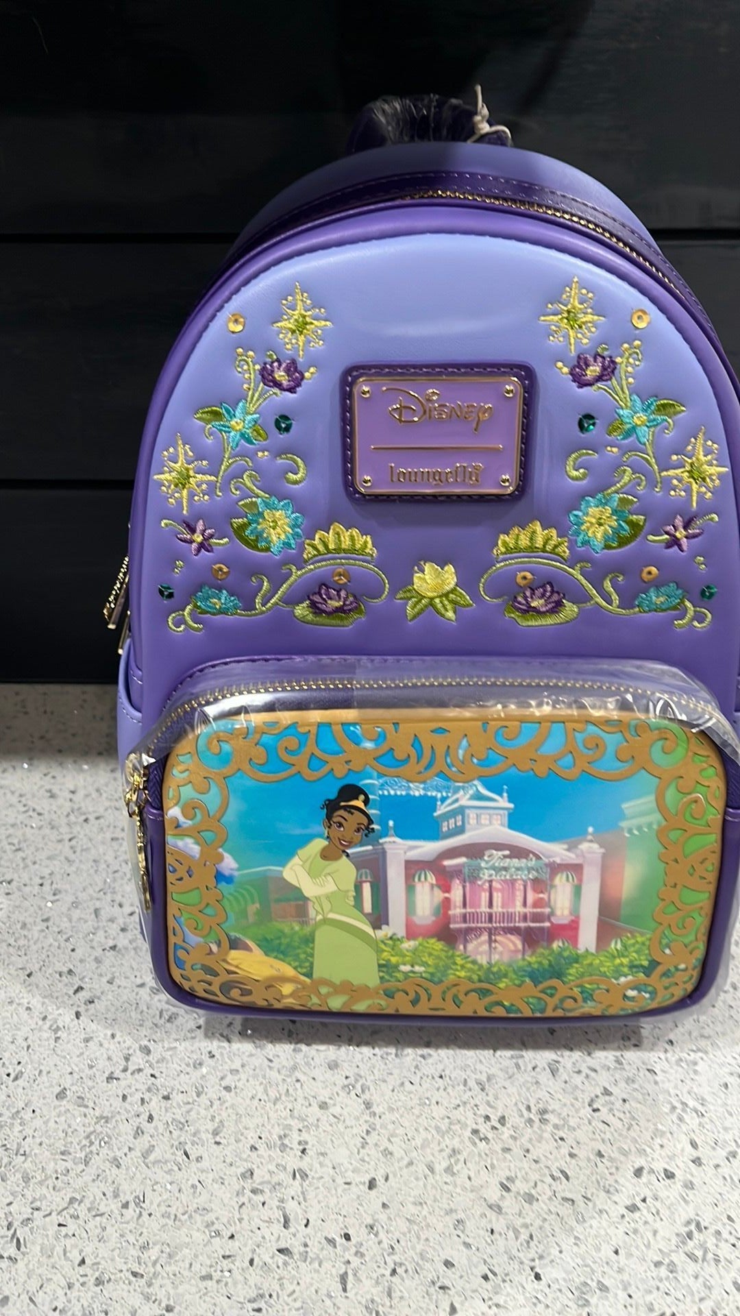 Loungefly NWT Princess Tiana Window Mini Backpack - The Princess And The Frog