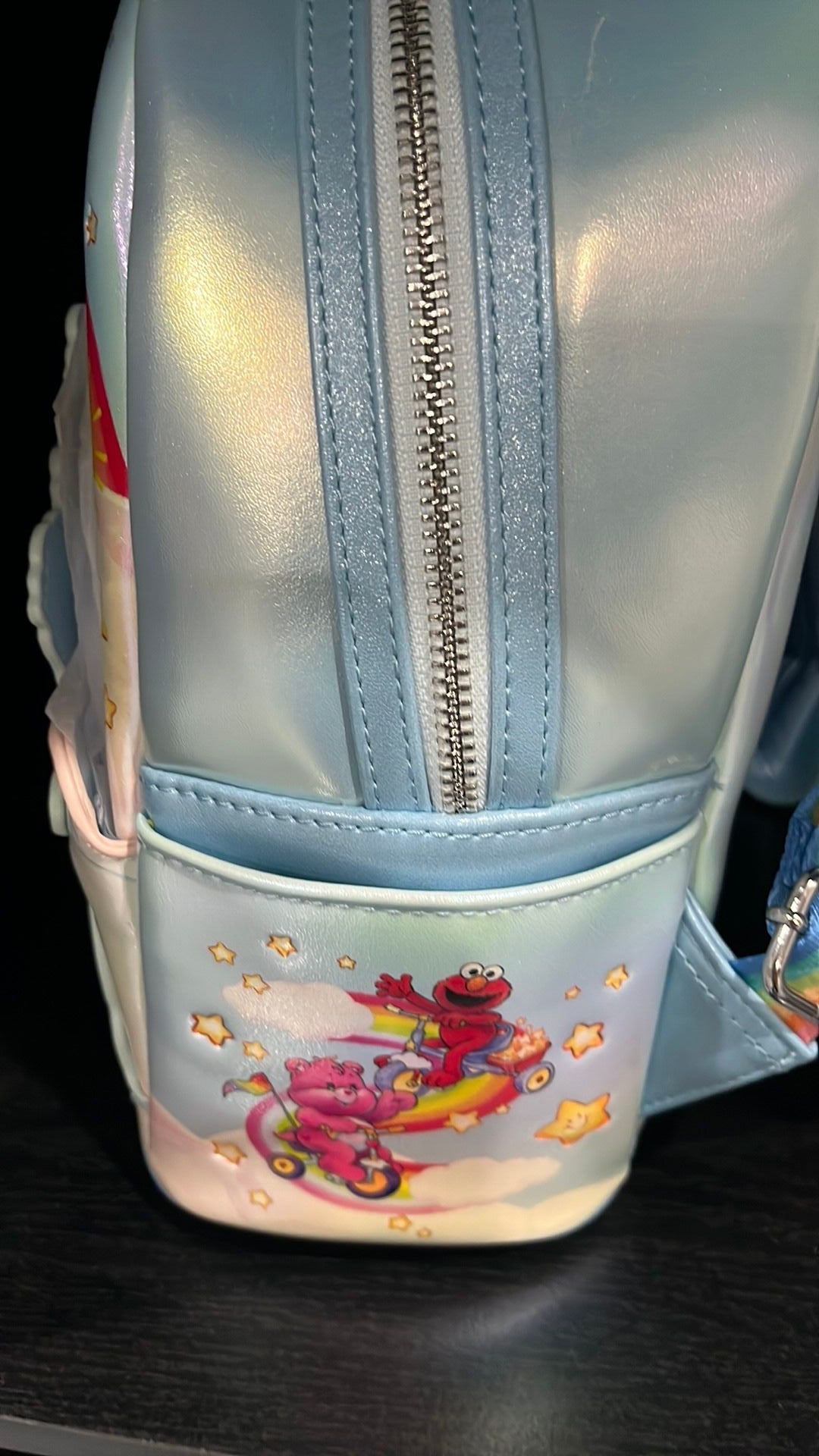 Care Bears X Sesame Street Loungefly backpack NWT