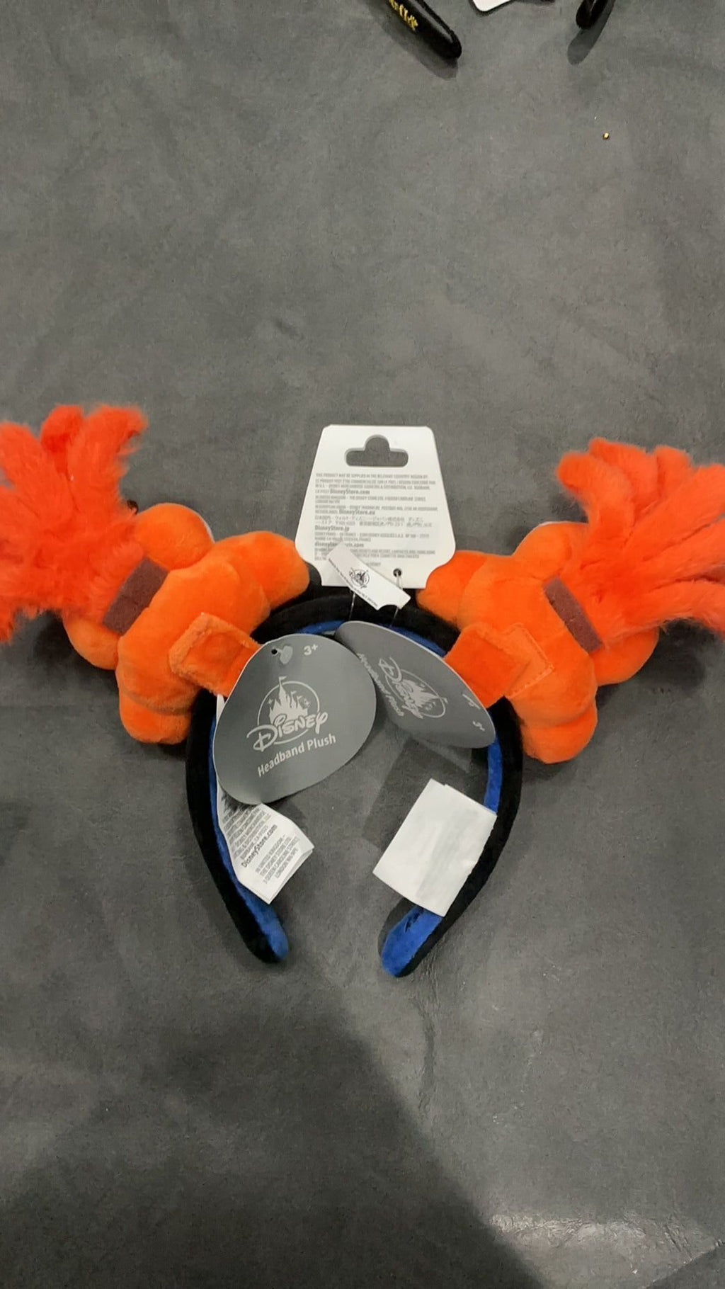 Disney Parks Headband Plush - Inside Out Anxiety