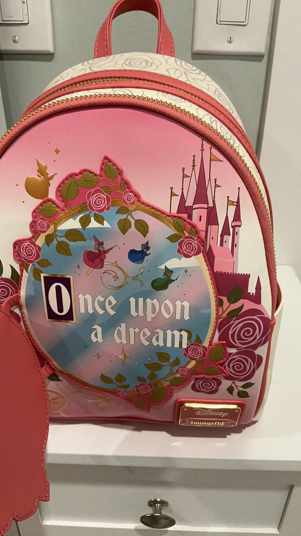 Sleeping beauty backpack NWT