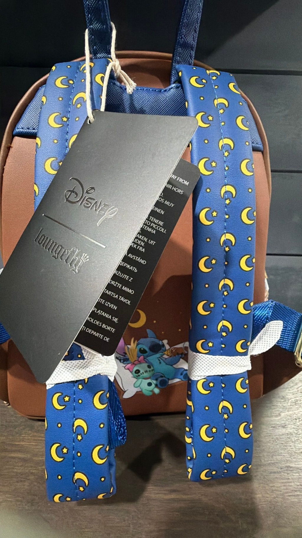 Stitch bedtime backpack NWT