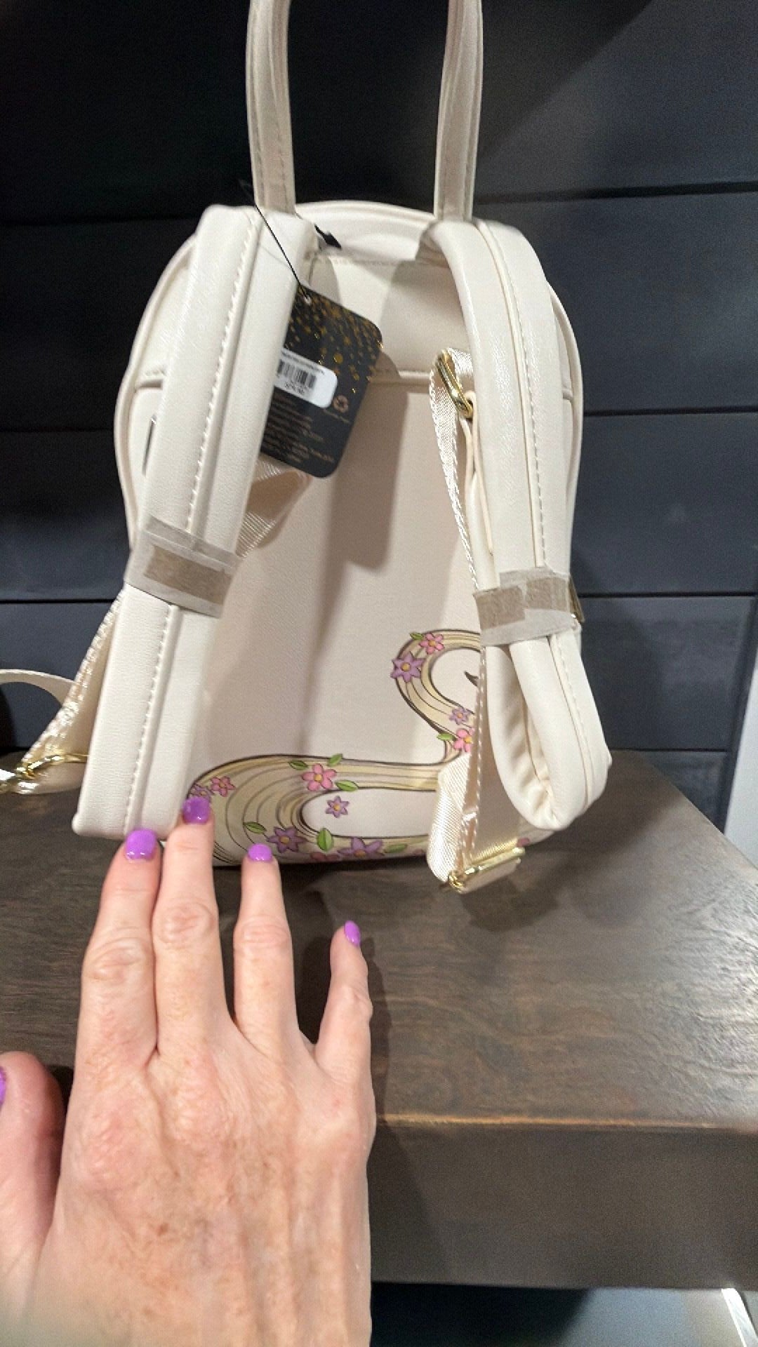 Tangled tower backpack NWT