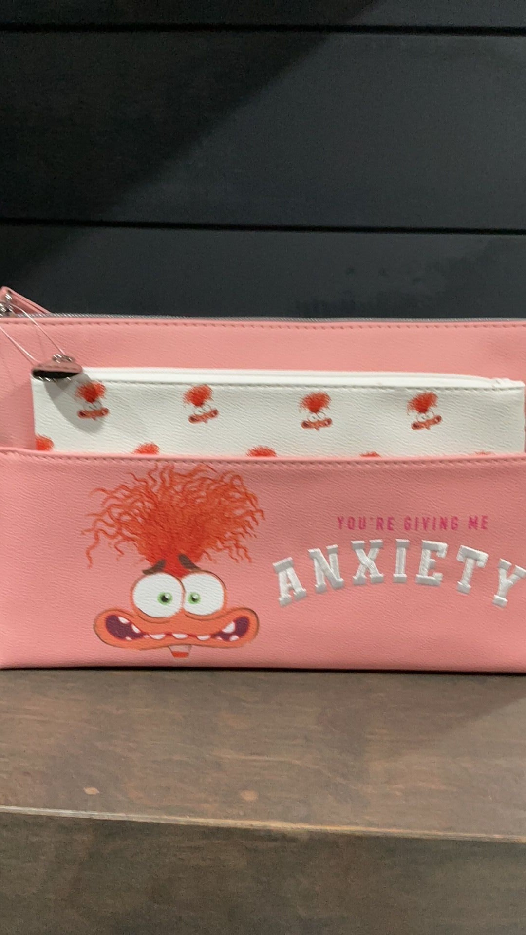 Anxiety makeup bags NWT