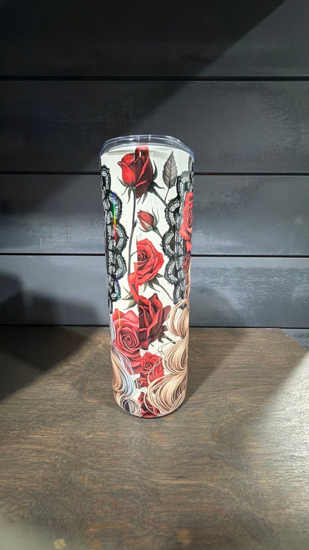 Sugar skull tumbler