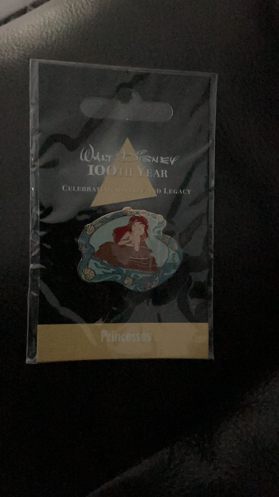 Disney ARIEL The Little Mermaid Pin From Walt's 100th Year PRINCESSES Series