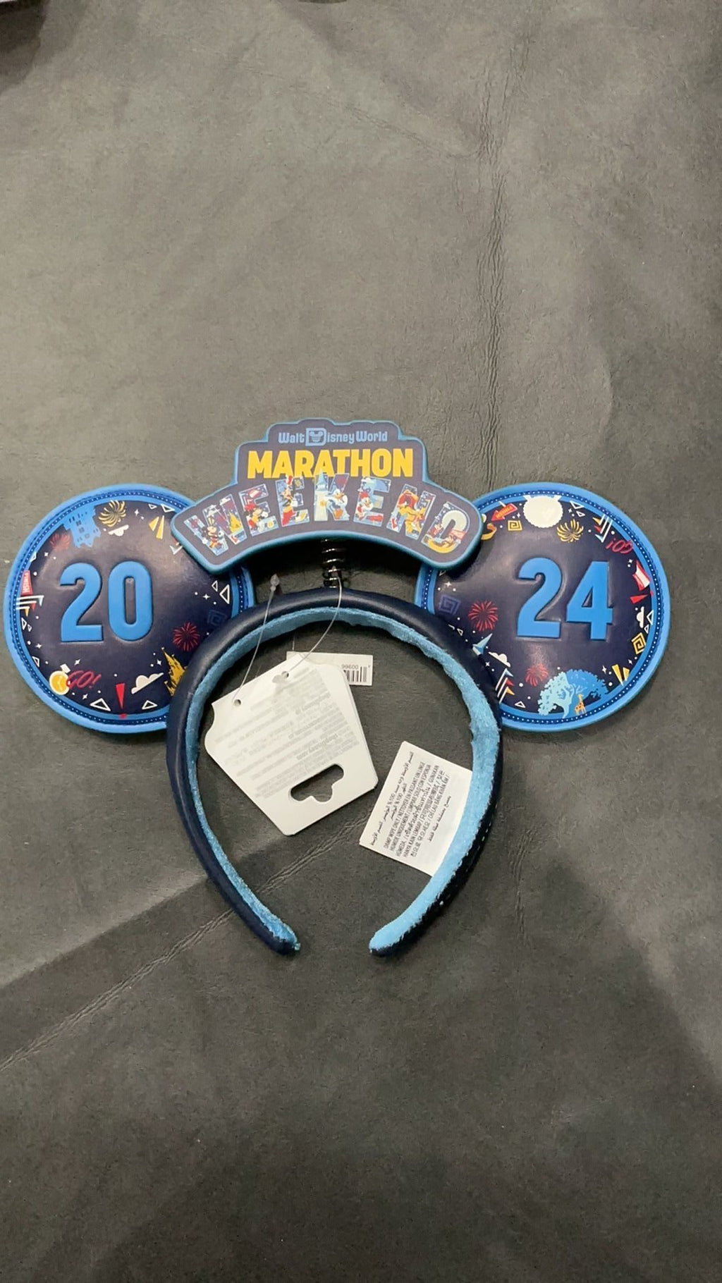 Disney Parks Minnie Ear Headband - 2024 Marathon Weekend (SALE) (LAST ONE IN STOCK)