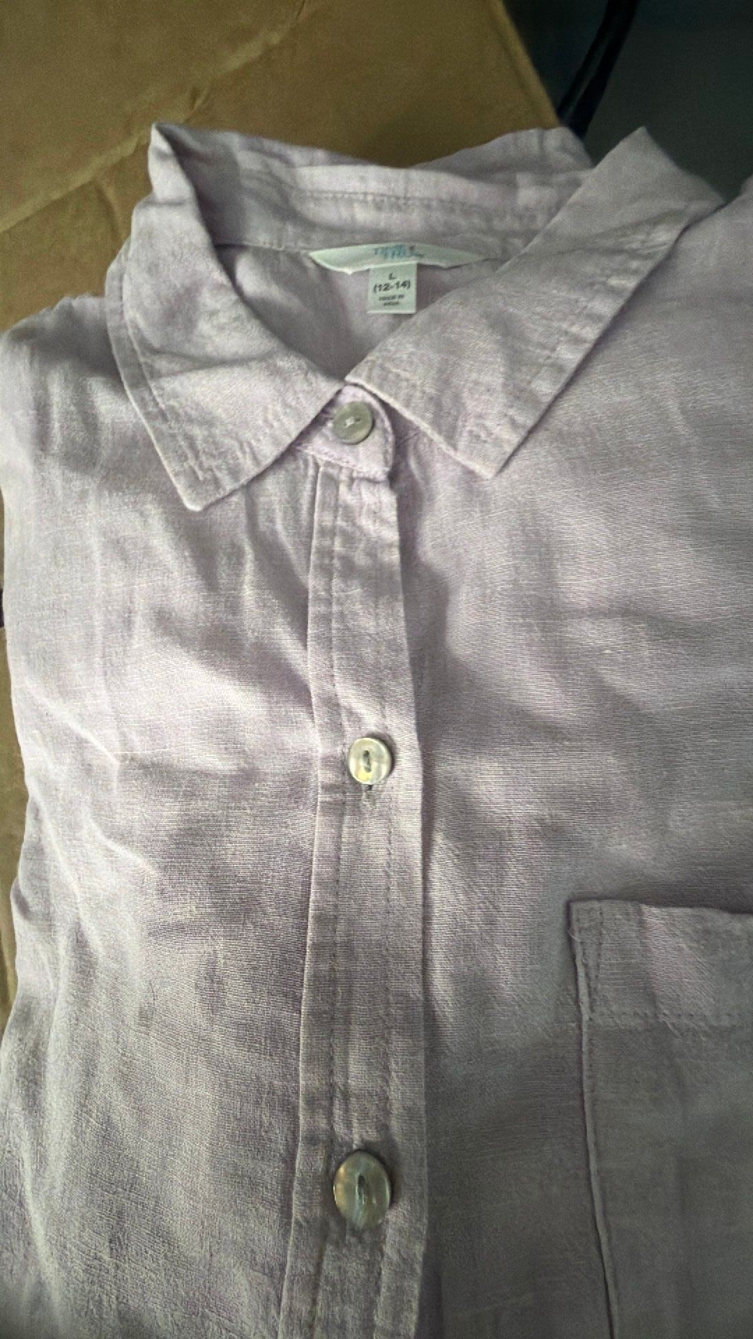 Women’s blouse size L button up NWOT