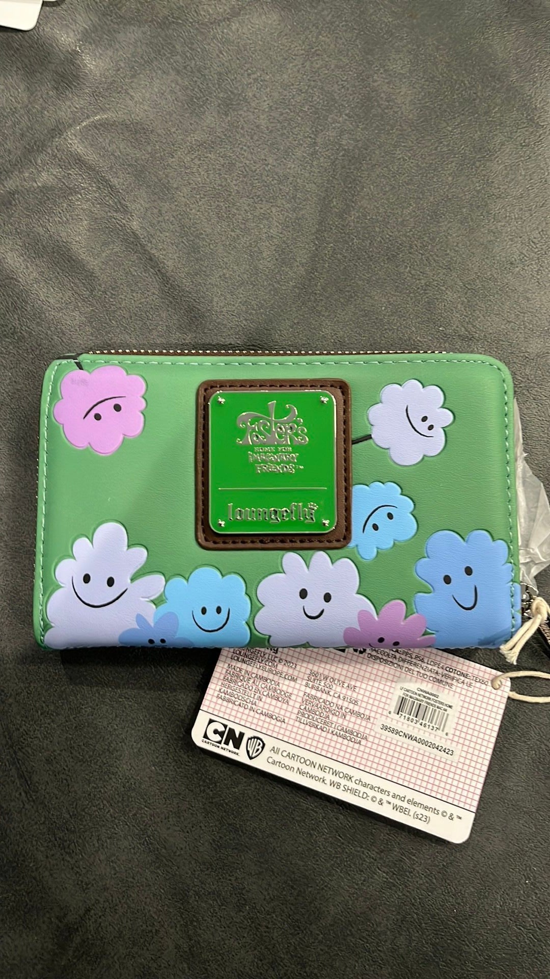 NWT Foster's Home for Imaginary Friends Mac and Blue Zip-Around Wallet