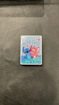 Stitch and angel glitter mirror NWOT