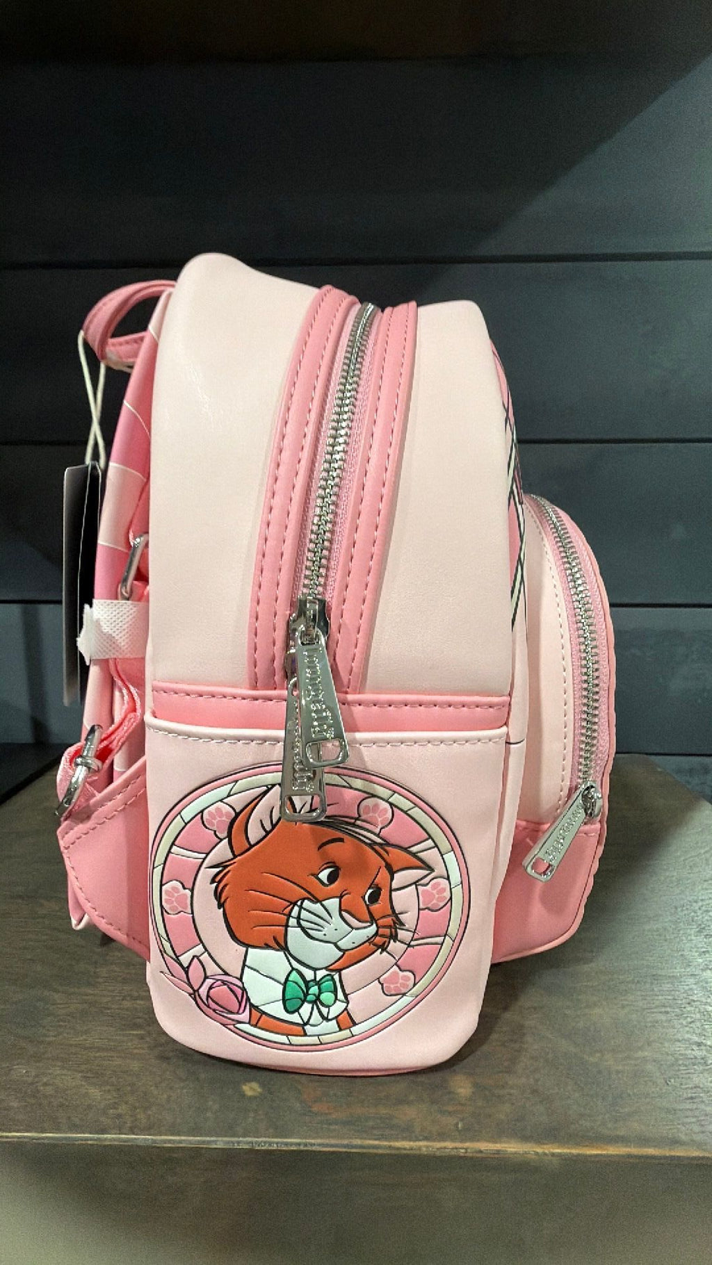 Stained glass aristocrats backpack NWT