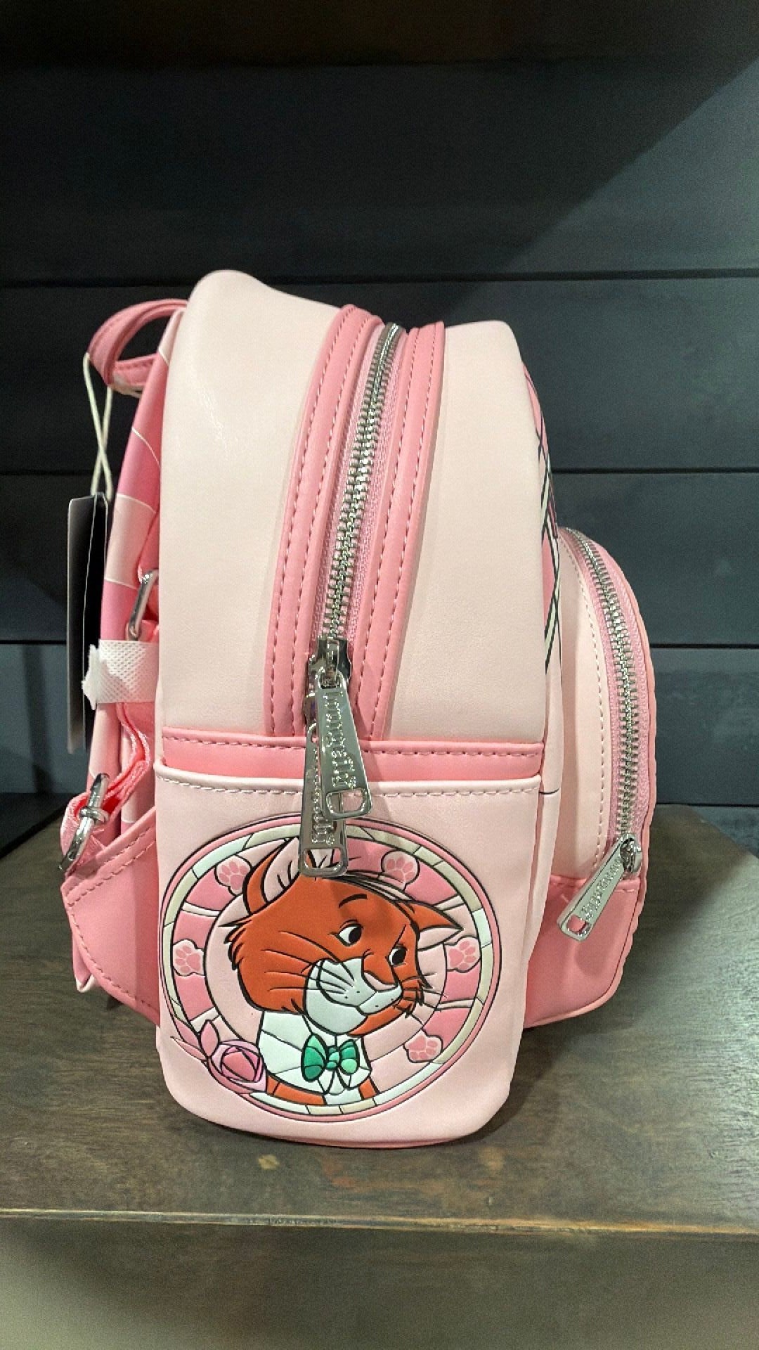 Stained glass aristocrats backpack NWT