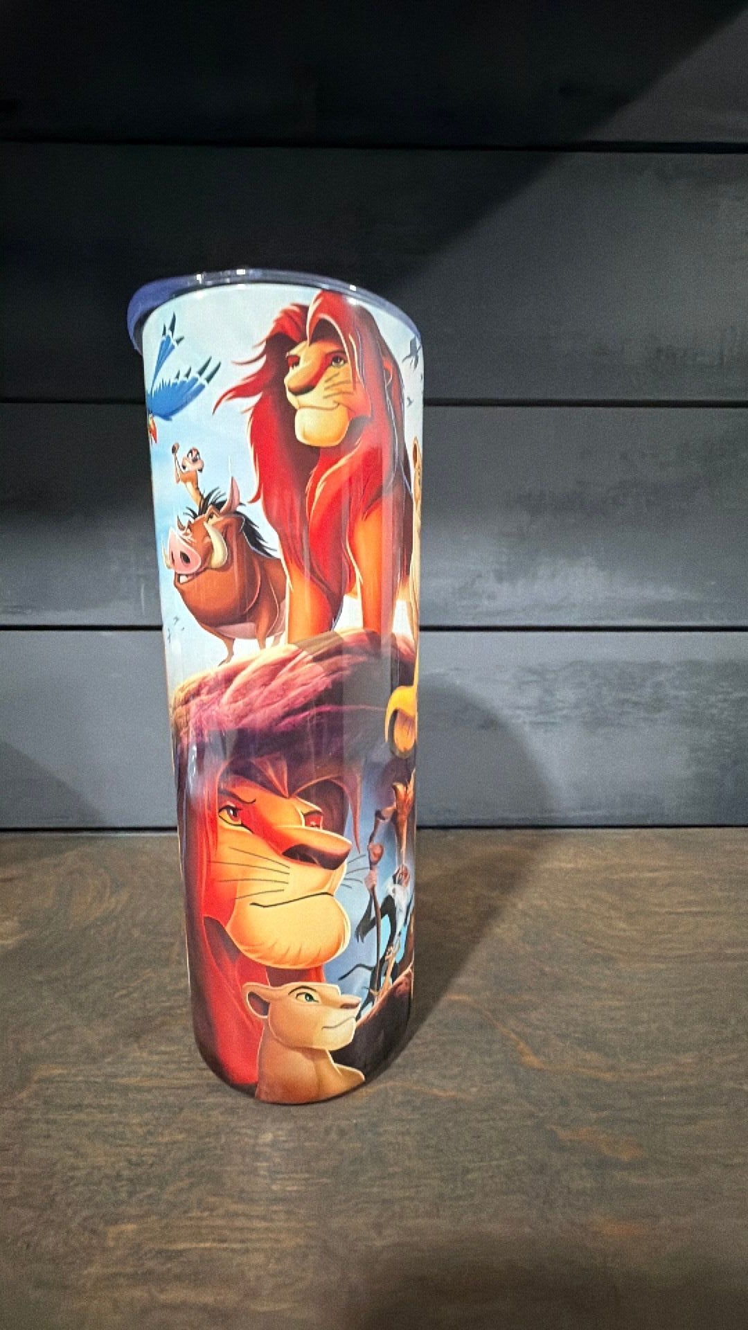 Lion king tumbler NWOT