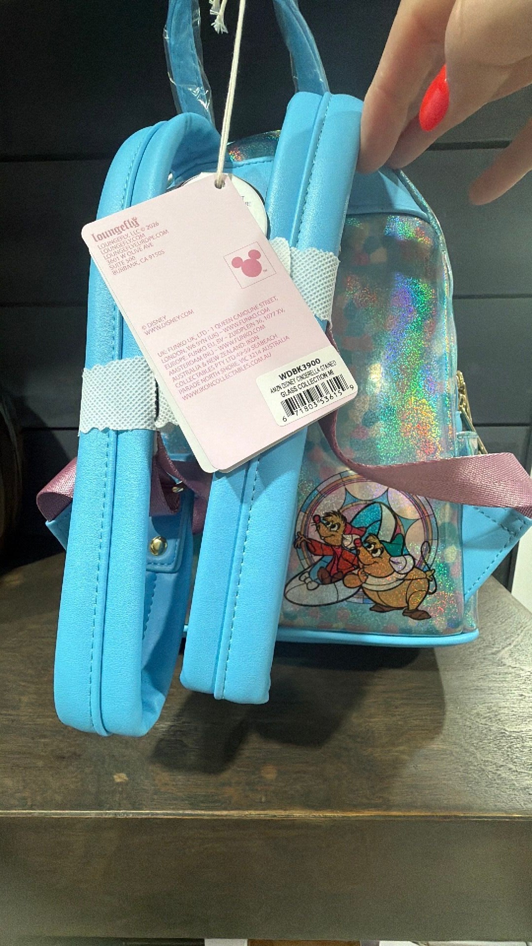 Loungefly EXCLUSIVE DROP: Disney Princess Stained Glass Collection Cinderella Mini Backpack With Ear Attachment - 1/30/26