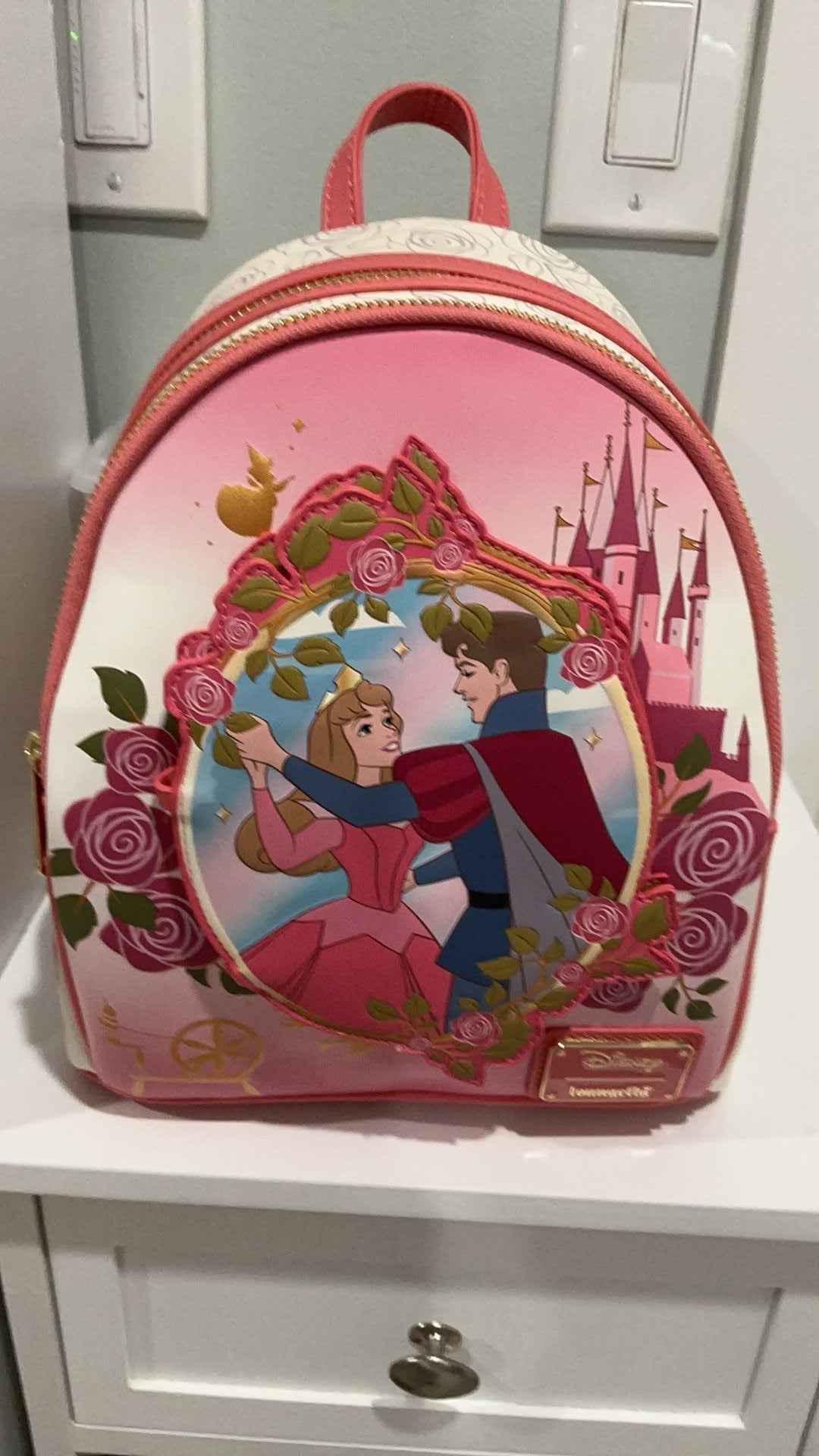 Sleeping beauty backpack NWT