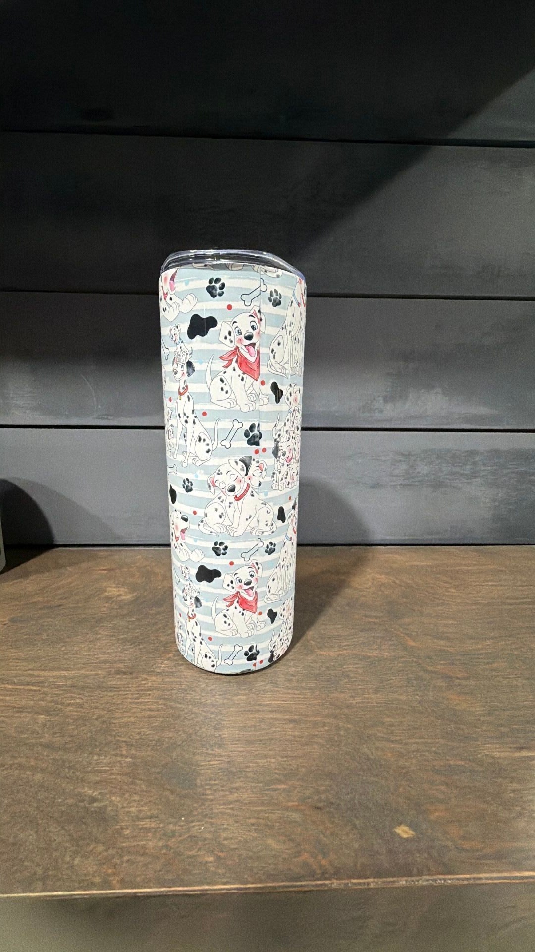 Dalmatian inspired tumbler