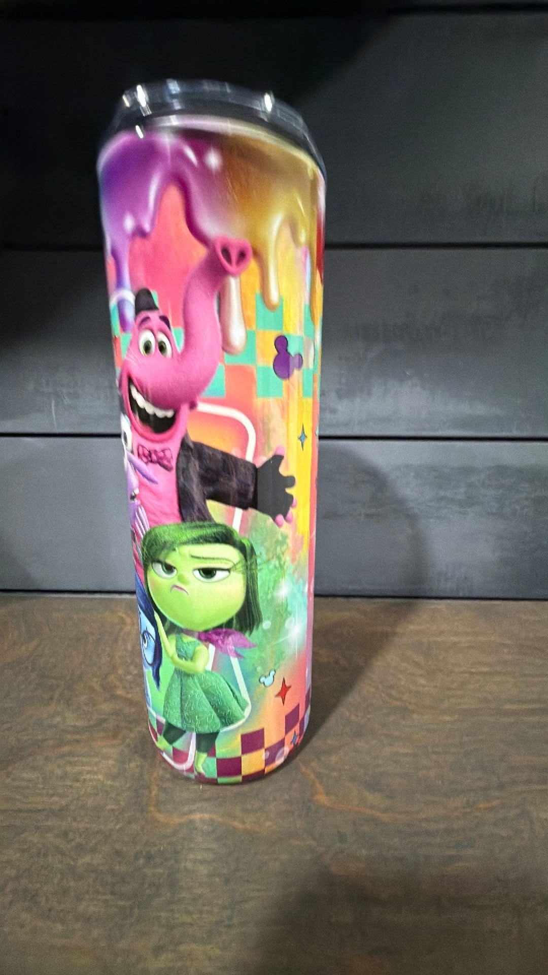 Inside out inspired tumbler