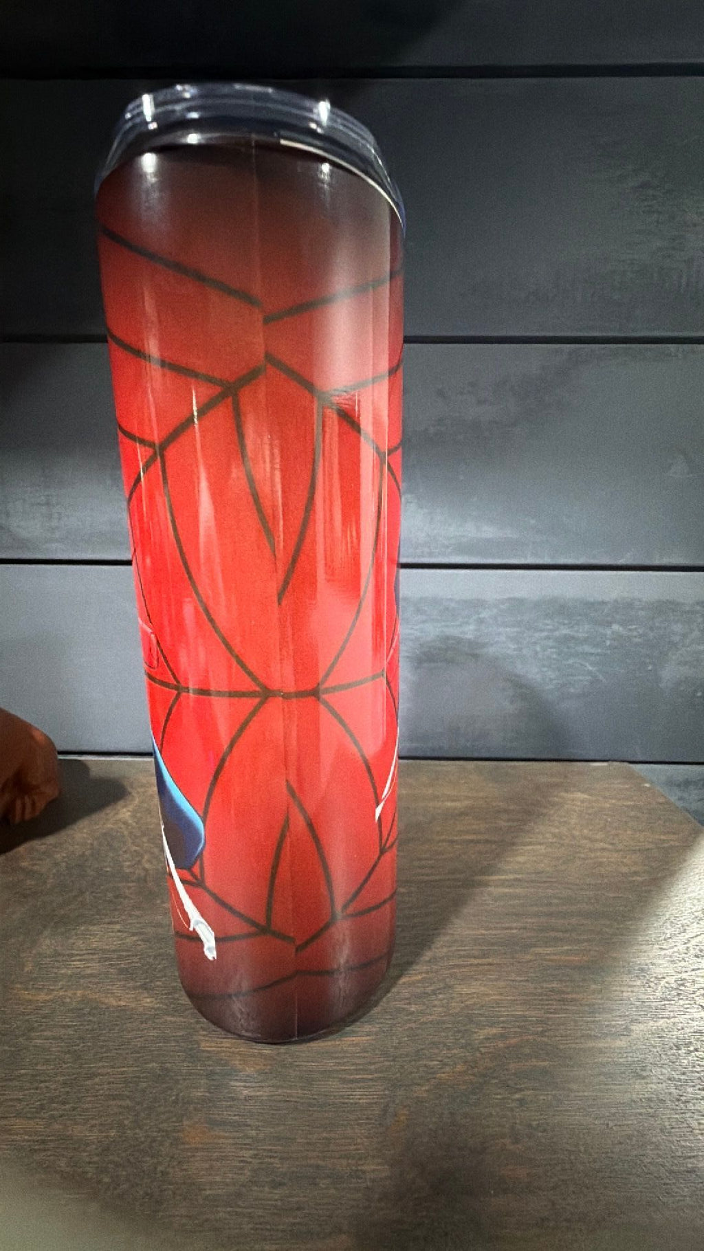 Spider-Man inspired tumbler